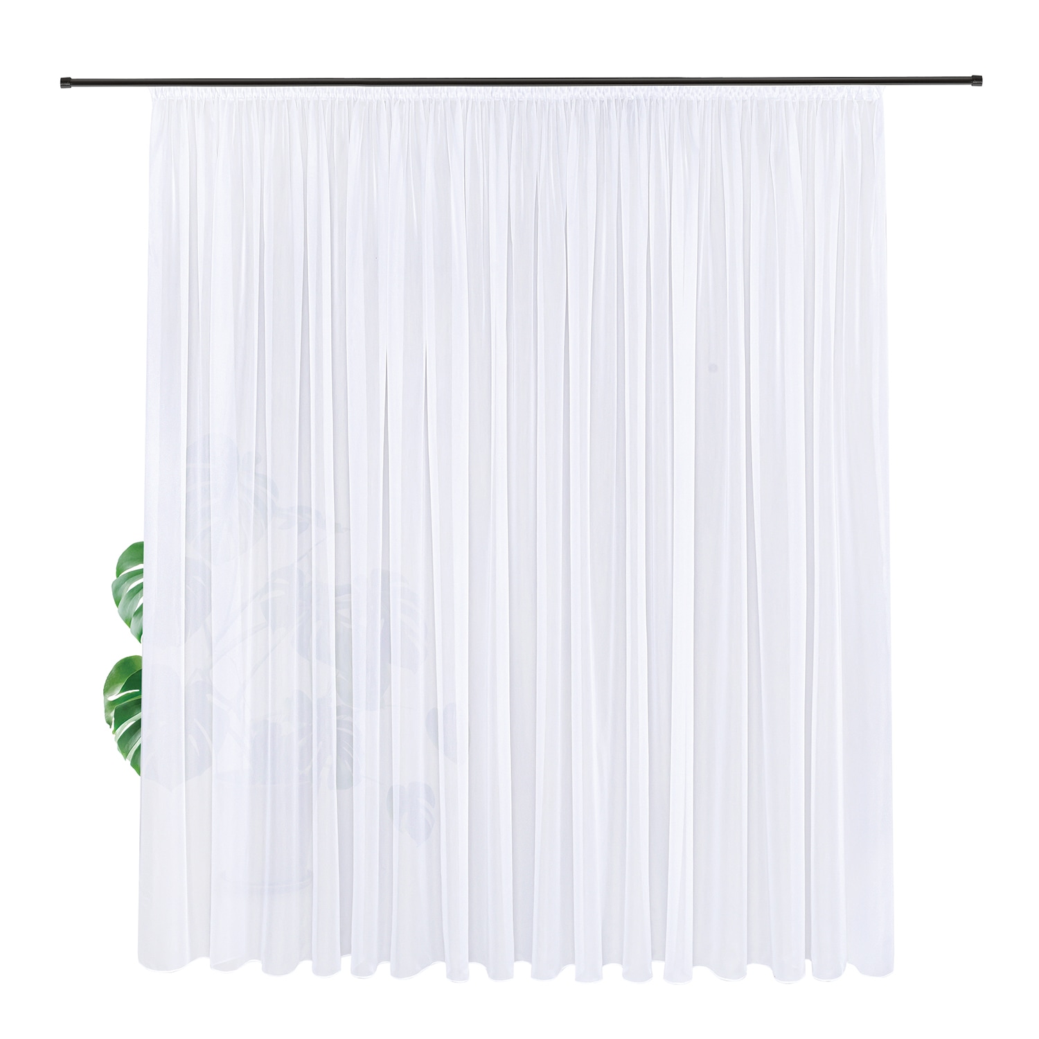 Gerster Gardine »Martina«, (1 St.), Pflegeleichte Effekt-Voile-Webware