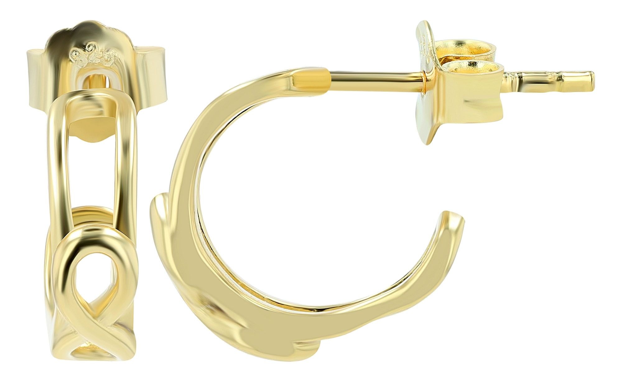 Adelia´s Paar Ohrstecker »Damen Ohrringe ¿ Ohrstecker Unendlichkeitszeichen aus 925 Silber«