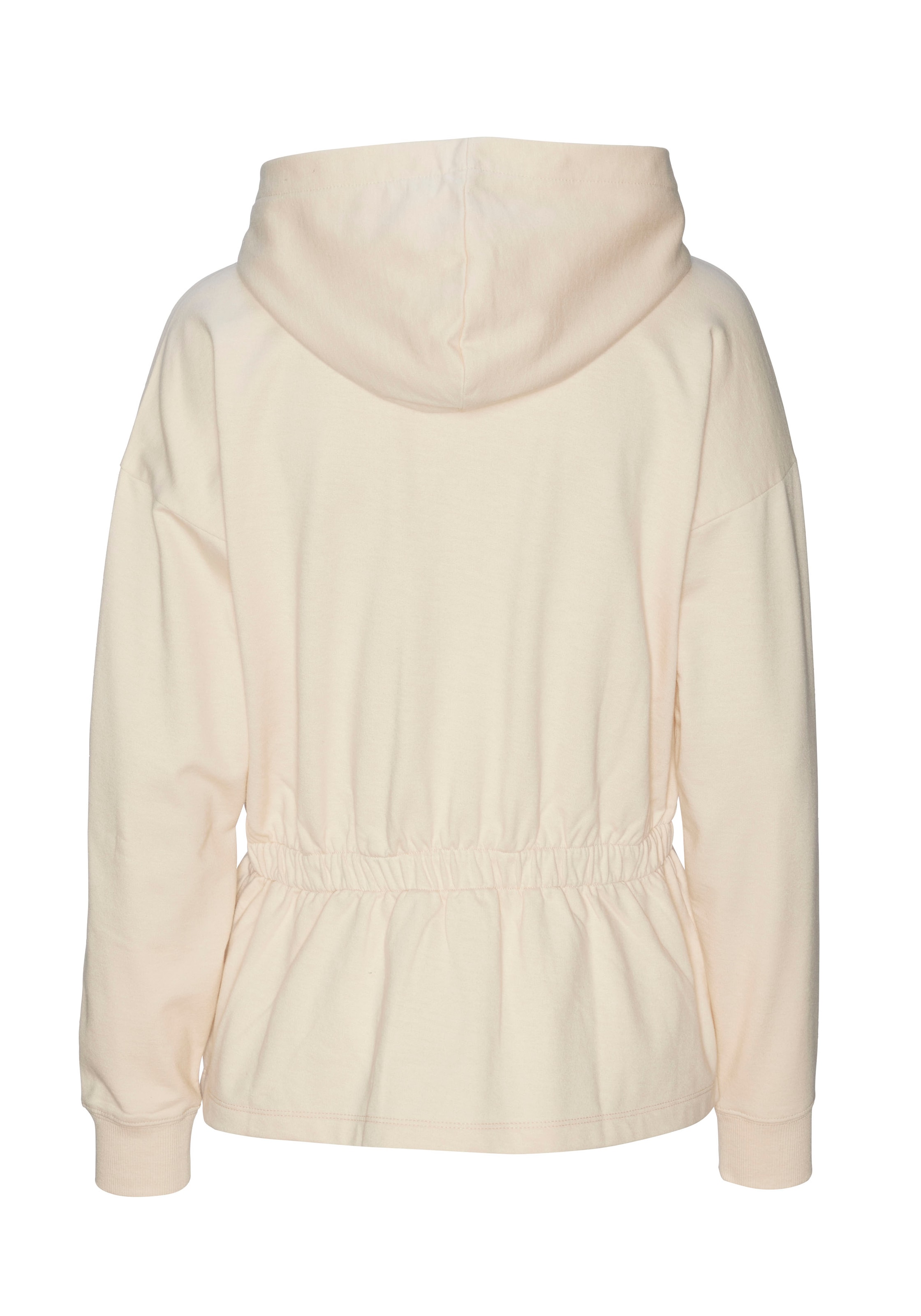 LASCANA Sweatjacke, mit Tunnelzug in der Taille, Loungewear