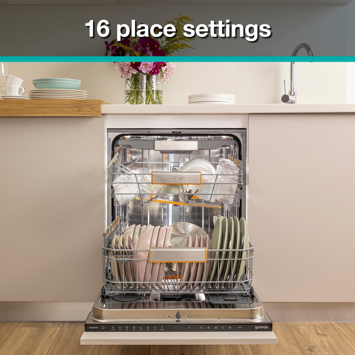 GORENJE vollintegrierbarer Geschirrspüler »GV673A67« 9,5 l 16 Maßgedecke Energieeffizienzklasse A