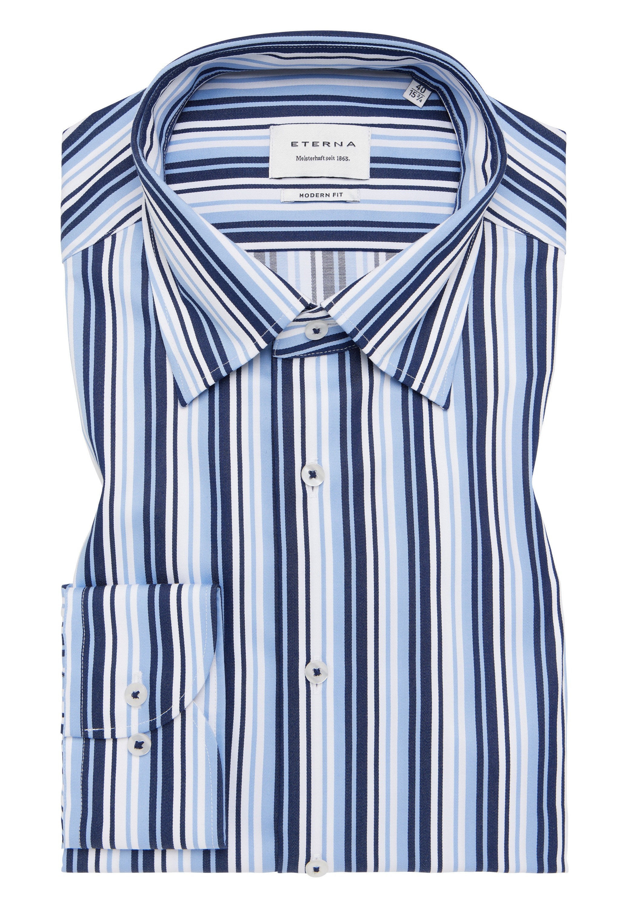 Eterna Langarmhemd »MODERN FIT«, NON IRON (bügelfrei)