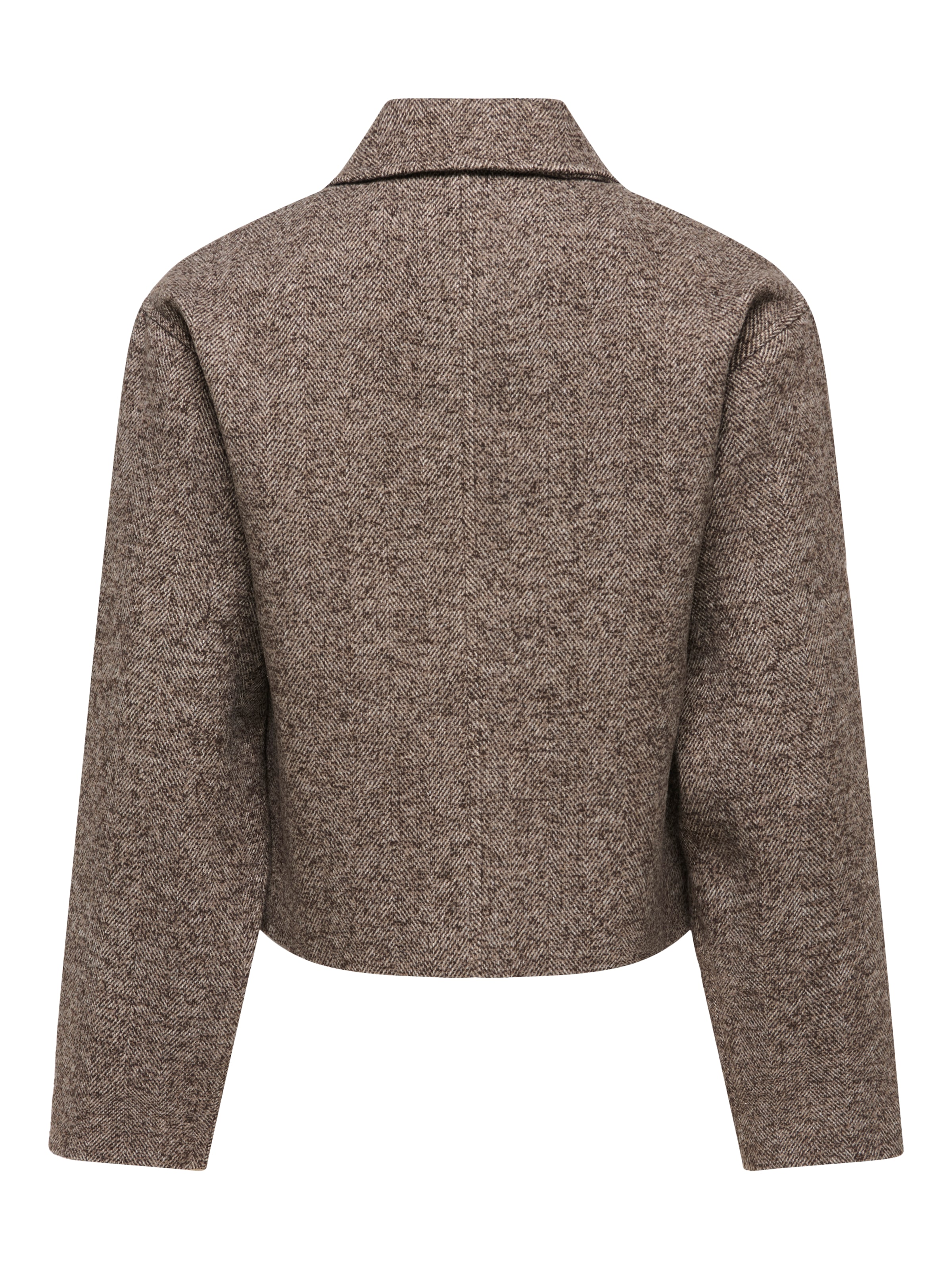 JDY Kurzjacke »JDYVINGA HERRINGBONE JACKET OTW YFM« Kunstfaser, Fischgratmuster