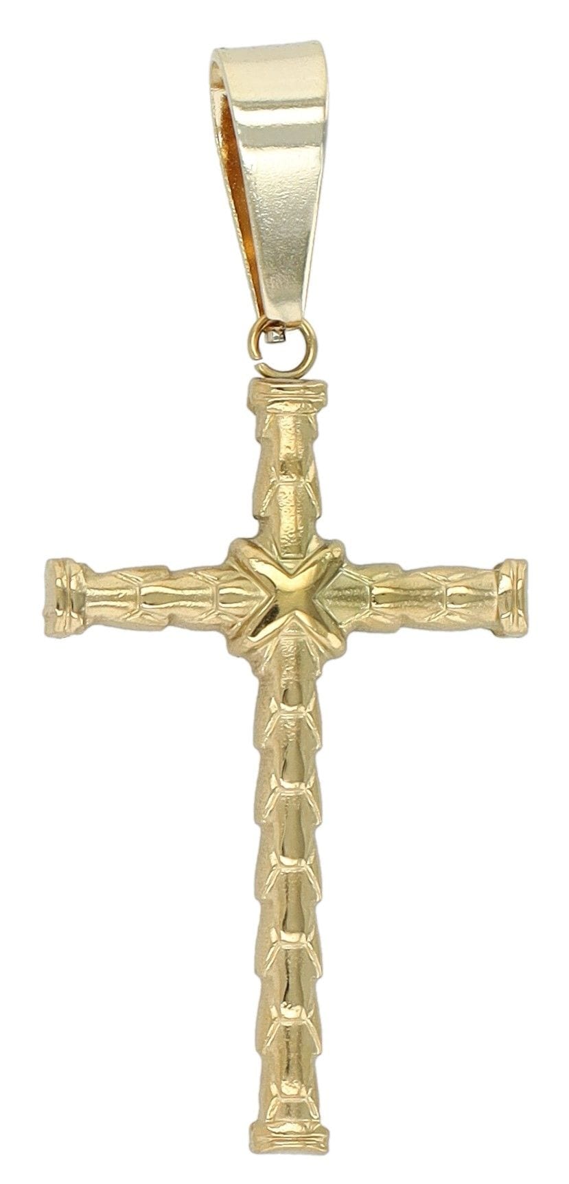 Adelia´s Kreuzanhänger »Unisex Anhänger ¿ Kreuz Kreuzanhänger aus Edelstahl«