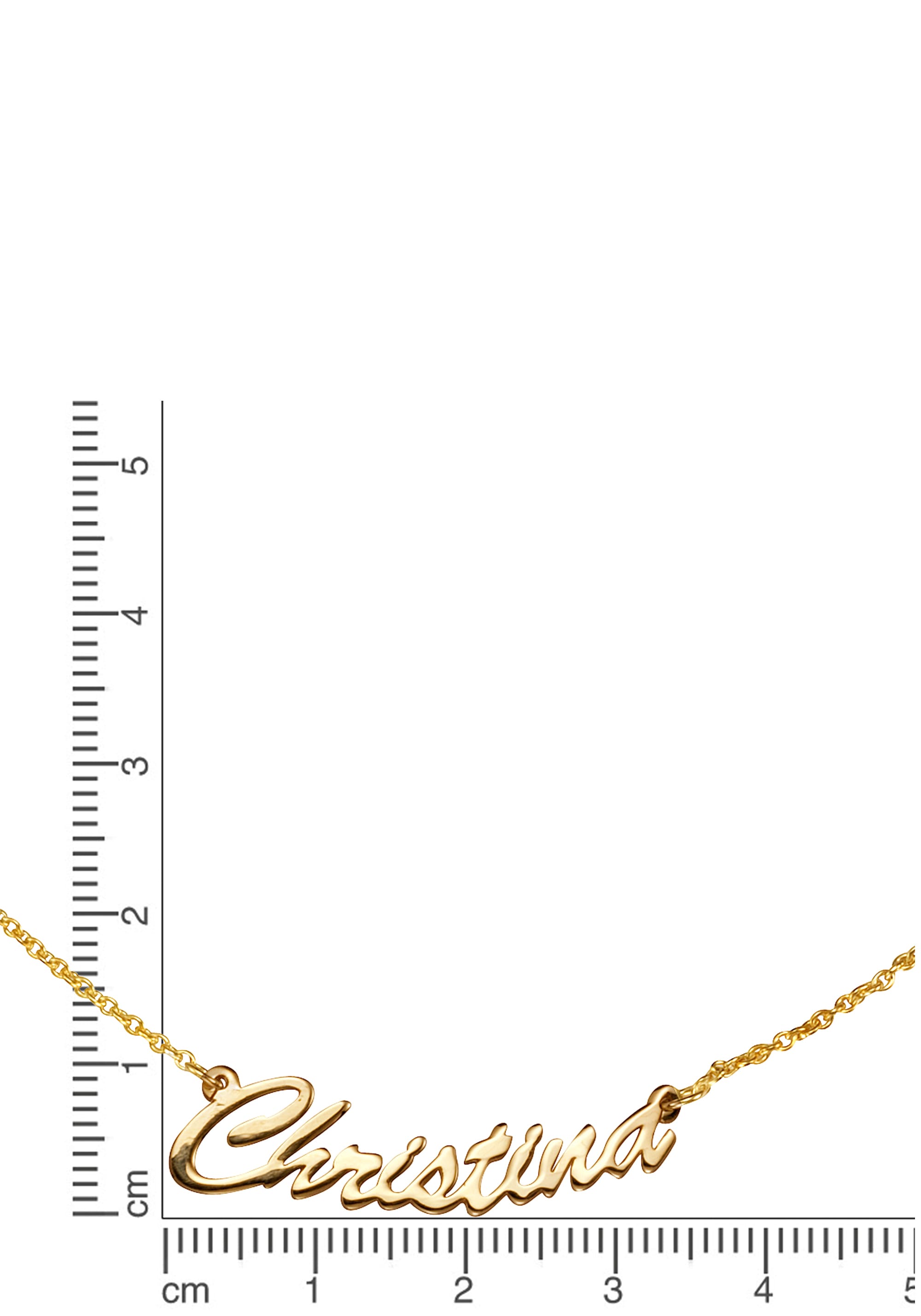Firetti Namenskette »Schmuck Geschenk Silber 925 Halskette mit deinem Namen«,  GRAVURwunsch per Mail, Anlass Geburtstag Valentinstag Weihnachten kaufen  bei OTTO | Namensketten