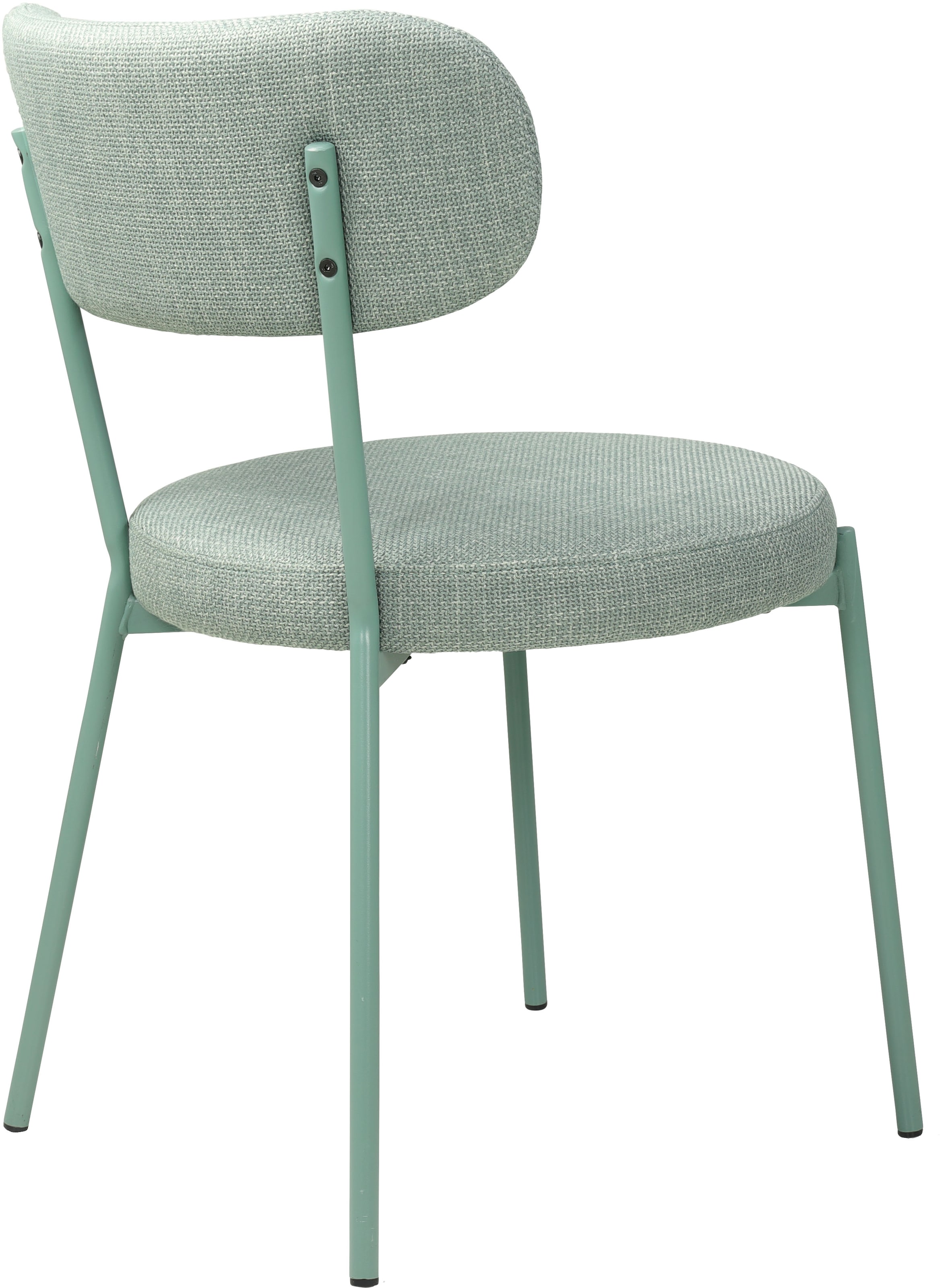 TOM TAILOR HOME 4-Fußstuhl »SOFT PAD CHAIR« (Set) 2 Stk. Webstoff Esszimmerstuhl, 4-Fußgestell, mit Rückenausschnitt