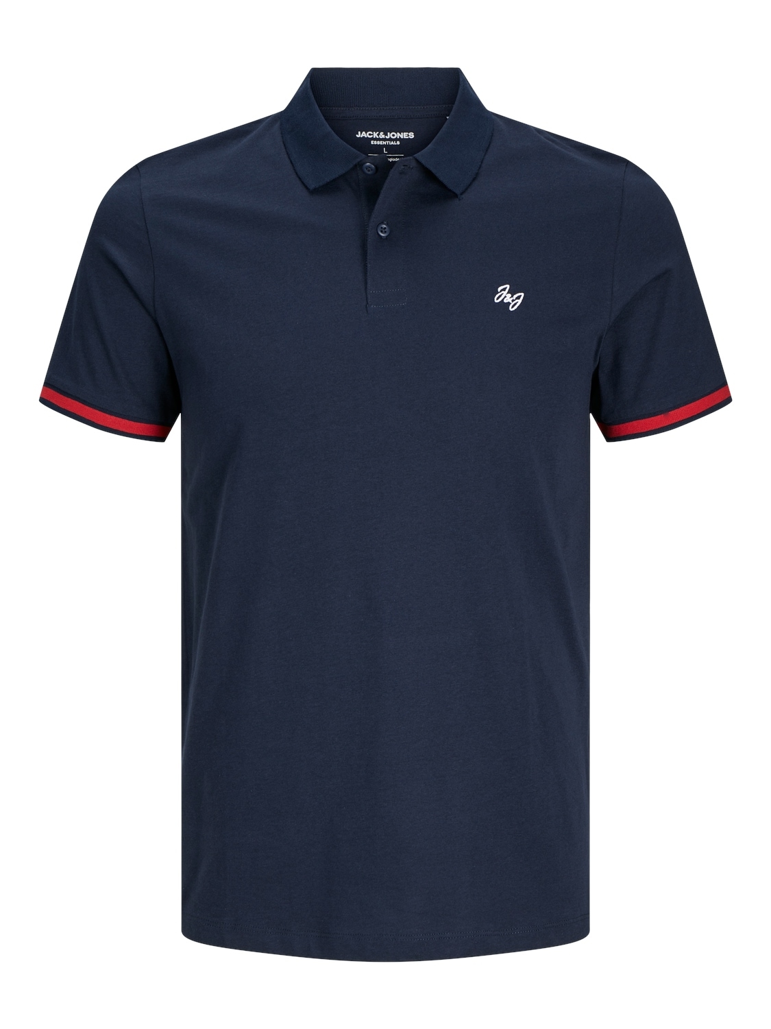Jack & Jones Poloshirt »JJEJERSEY LOGO POLO SS SN«, mit Logo Stickerei