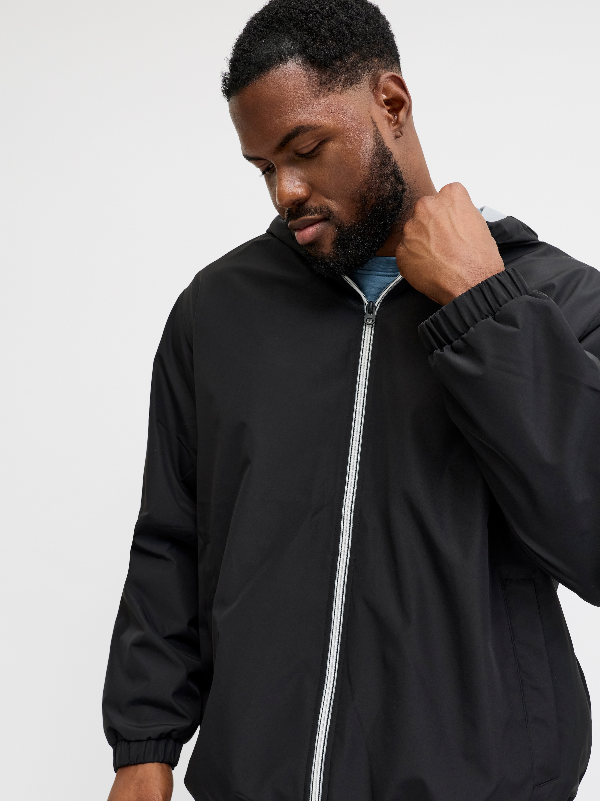Jack & Jones PlusSize Blouson »JJJAKE LIGHT JACKET PLS« mit Kapuze