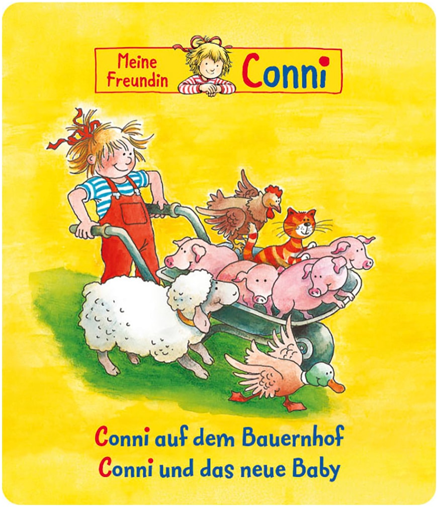 tonies Hörspielfigur »Conni - Conni auf dem Bauernhof / Conni und das neue Baby (redesign)«