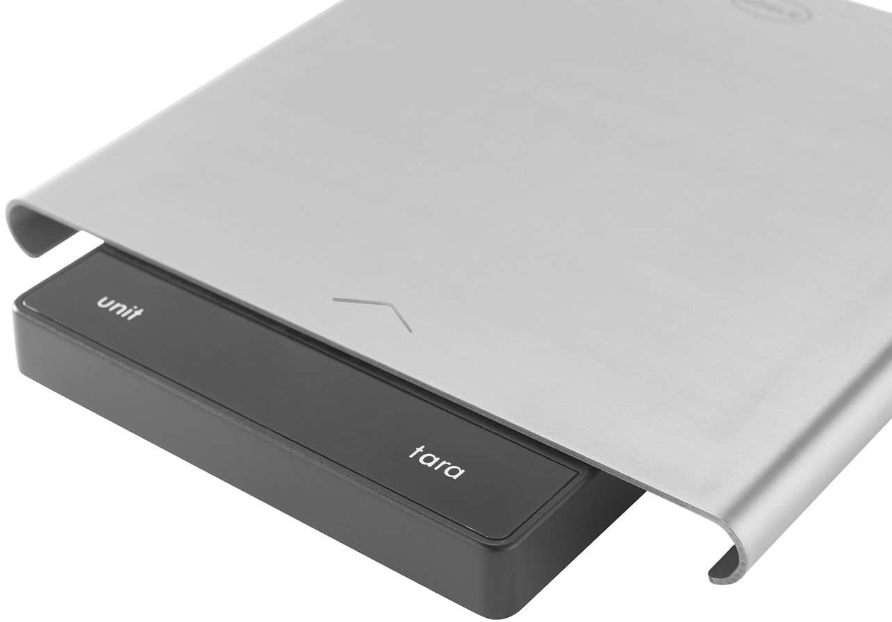 RÖSLE Küchenwaage, (1 tlg.), mit Wiegefläche aus Edelstahl, LCD-Display, Tragkraft bis 5 kg