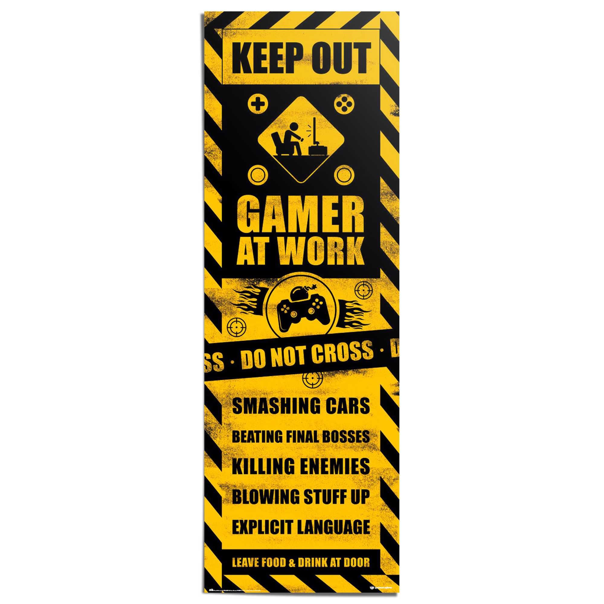 Poster »Gaming Caution«