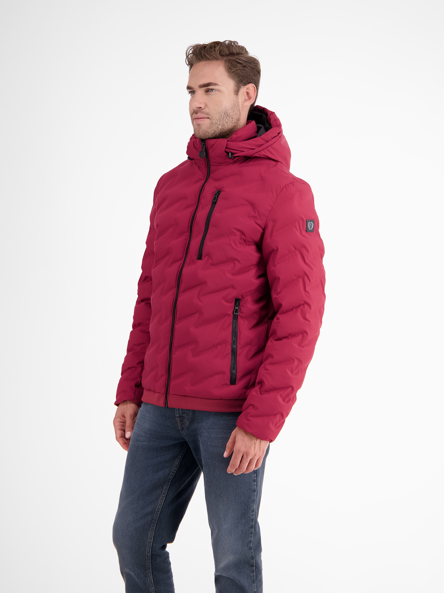 LERROS Outdoorjacke »LERROS Sportive Funktions-Steppjacke für Herren«, mit Kapuze, Wasser_Windabweisend