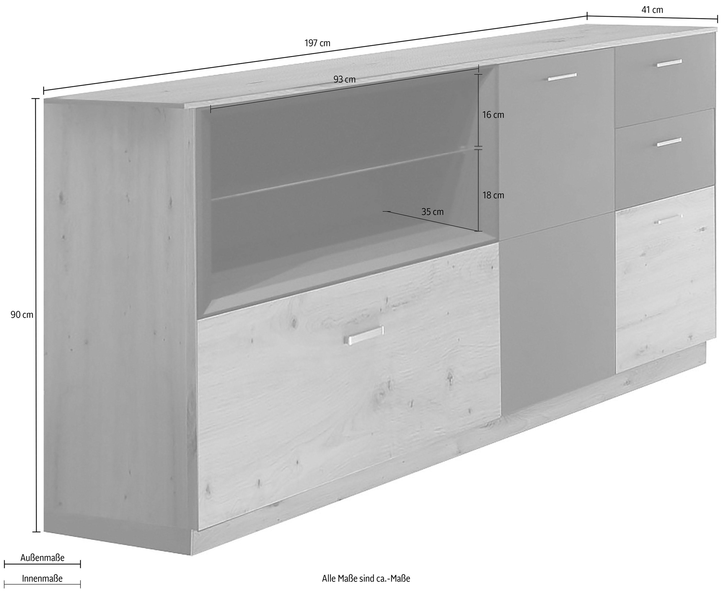 Mäusbacher Kommode »Frame«, Breite 197 cm Shop OTTO Online