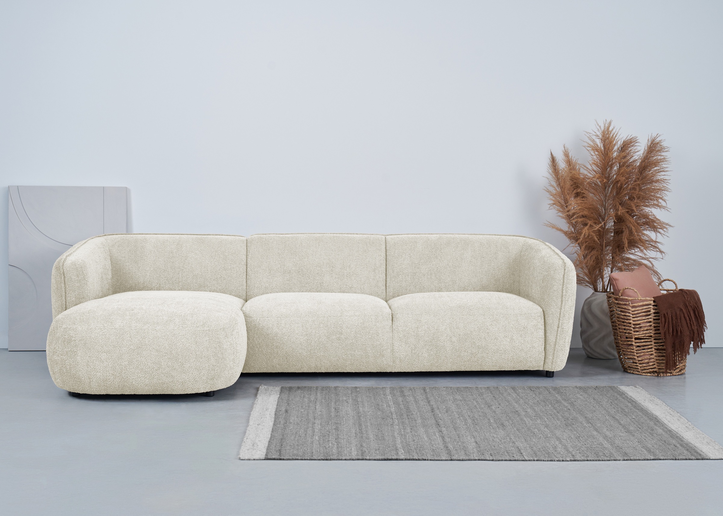 andas Ecksofa »Ostrup«, schlichtes modernes Design, in verschiedenen Farben