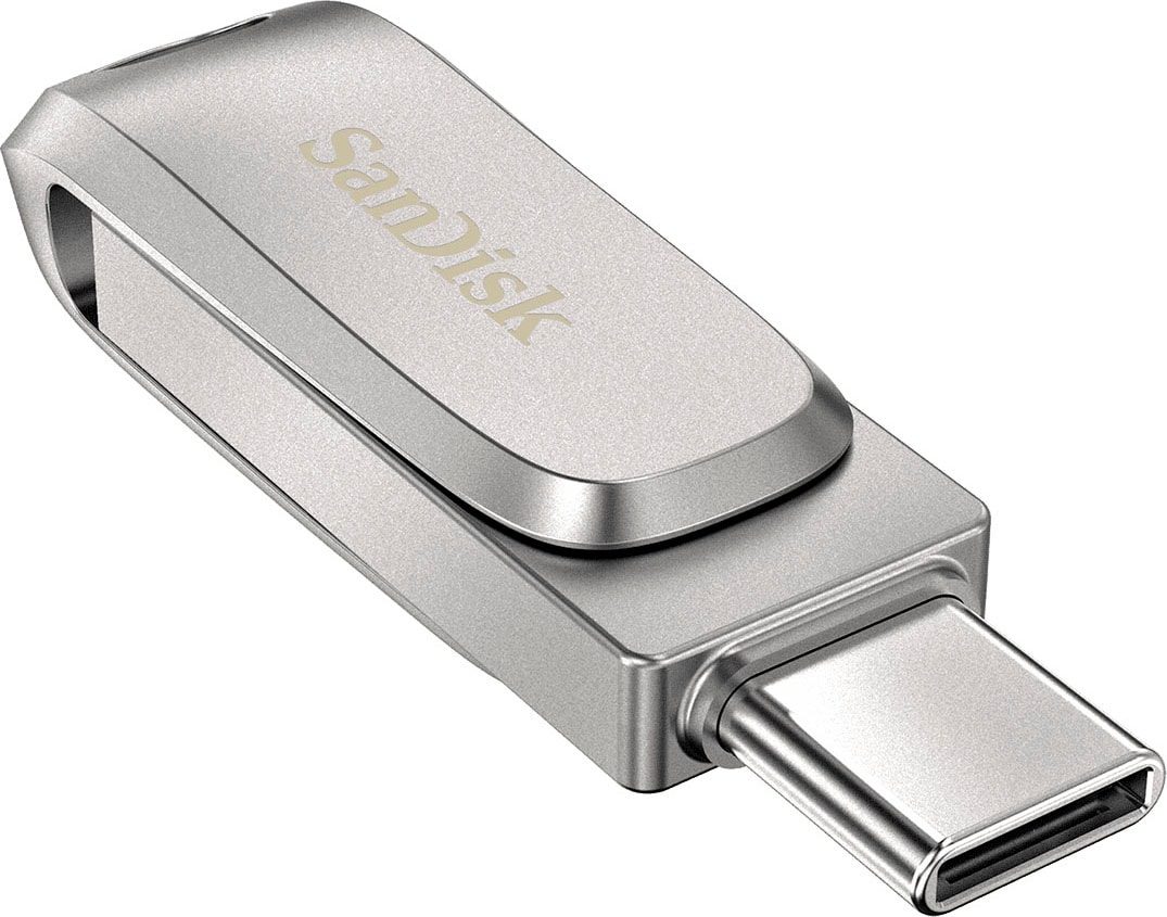 Sandisk USB-Stick »Ultra® Dual Drive Luxe USB Type-C™ 256 GB«, (USB 3.1 Lesegeschwindigkeit 150 MB/s)