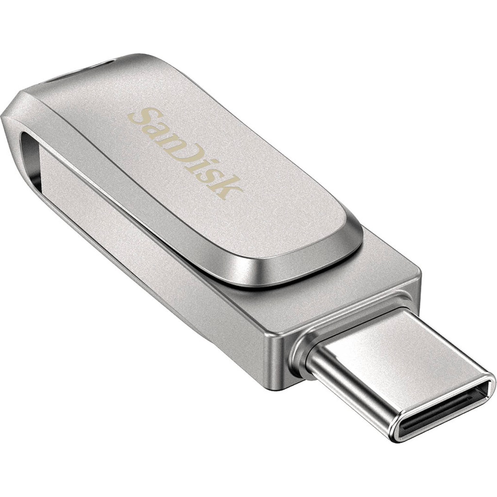 Sandisk USB-Stick »Ultra® Dual Drive Luxe USB Type-C™ 256 GB«, (USB 3.1 Lesegeschwindigkeit 150 MB/s)