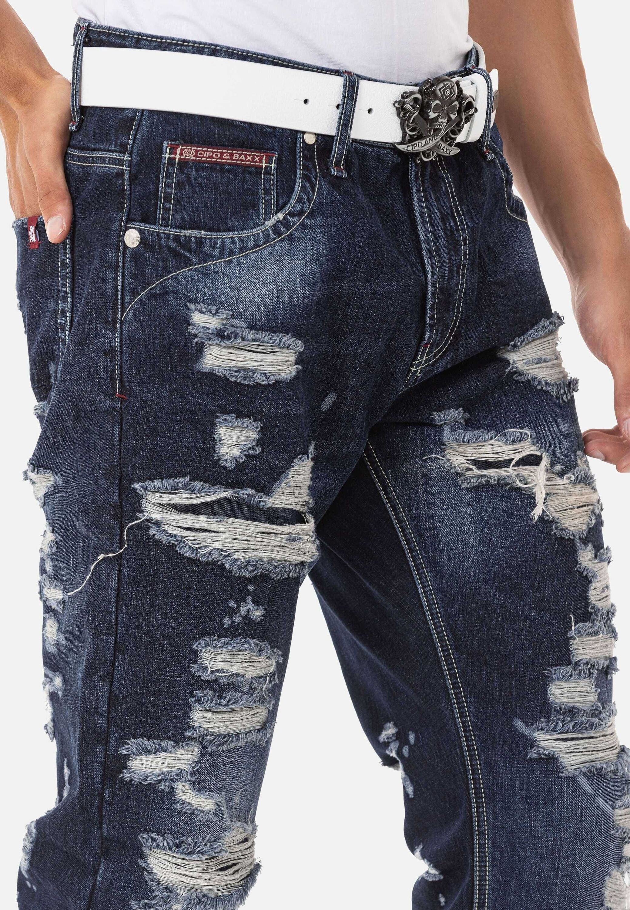 Cipo & Baxx 5-Pocket-Jeans »Cipo & Baxx Jeans« Jeans im Destroyed Look
