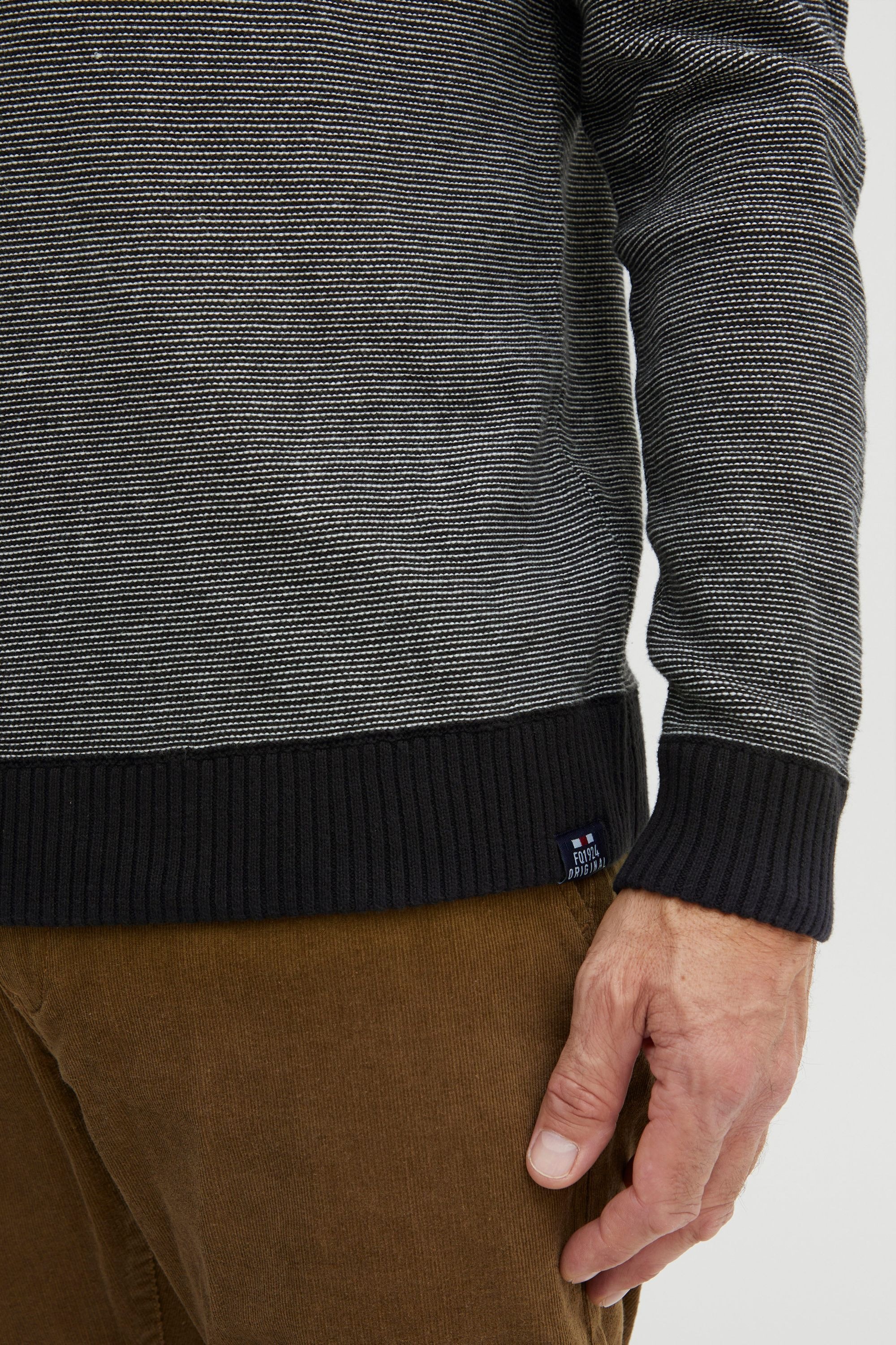 FQ1924 Strickfleece-Pullover »Strickpullover FQLeon«