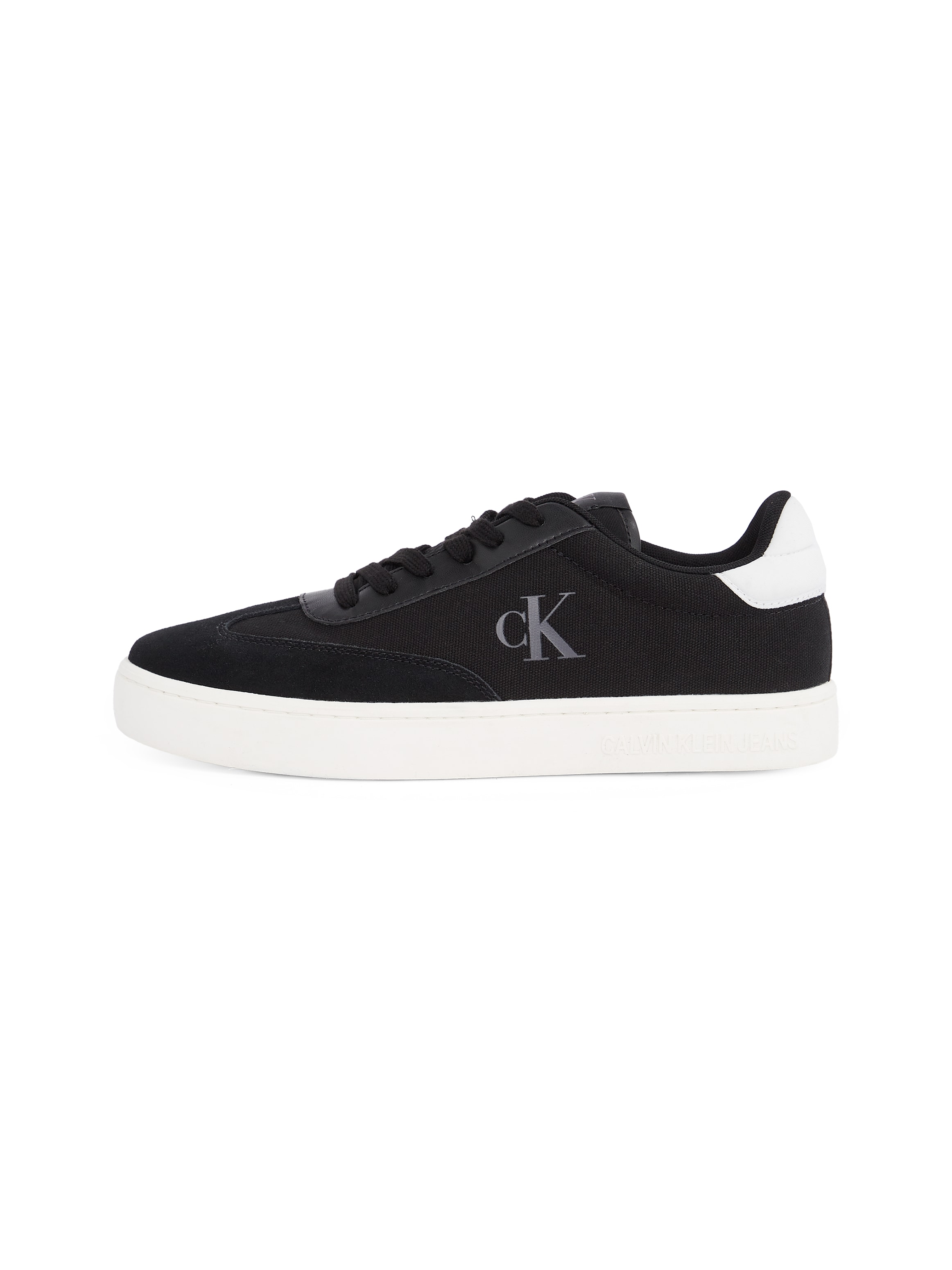 Calvin Klein Jeans Sneaker »CLASSIC CUPSOLE LOW MIX MG«, Schnürschuh, Halbschuh, Freizeitsneaker mit Logoschriftzug