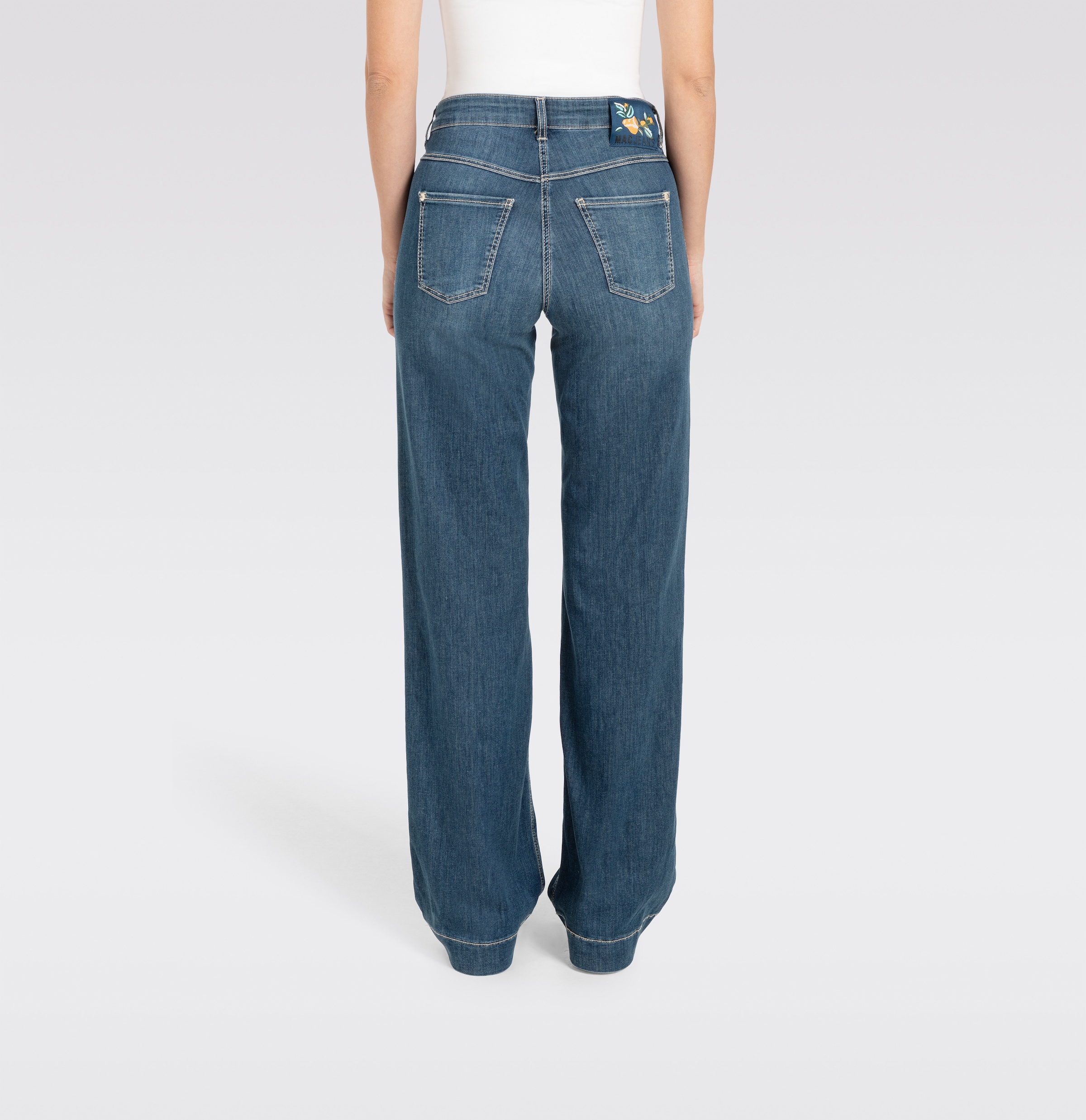 MAC Weite Jeans »DREAM WIDE«, mit weitem Bein-Stretch