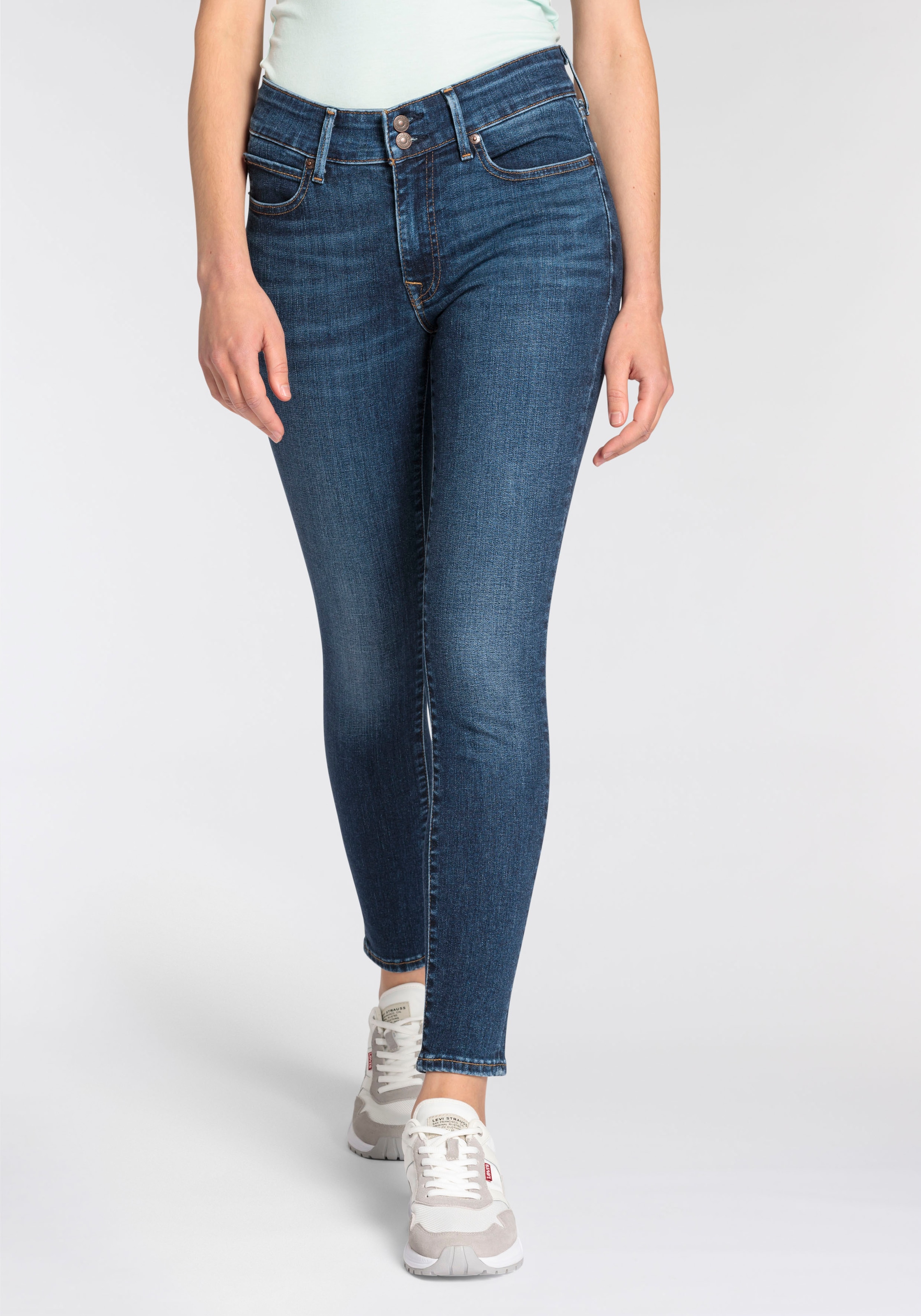 Levi's® Röhrenjeans »711 DOUBLE BUTTON«