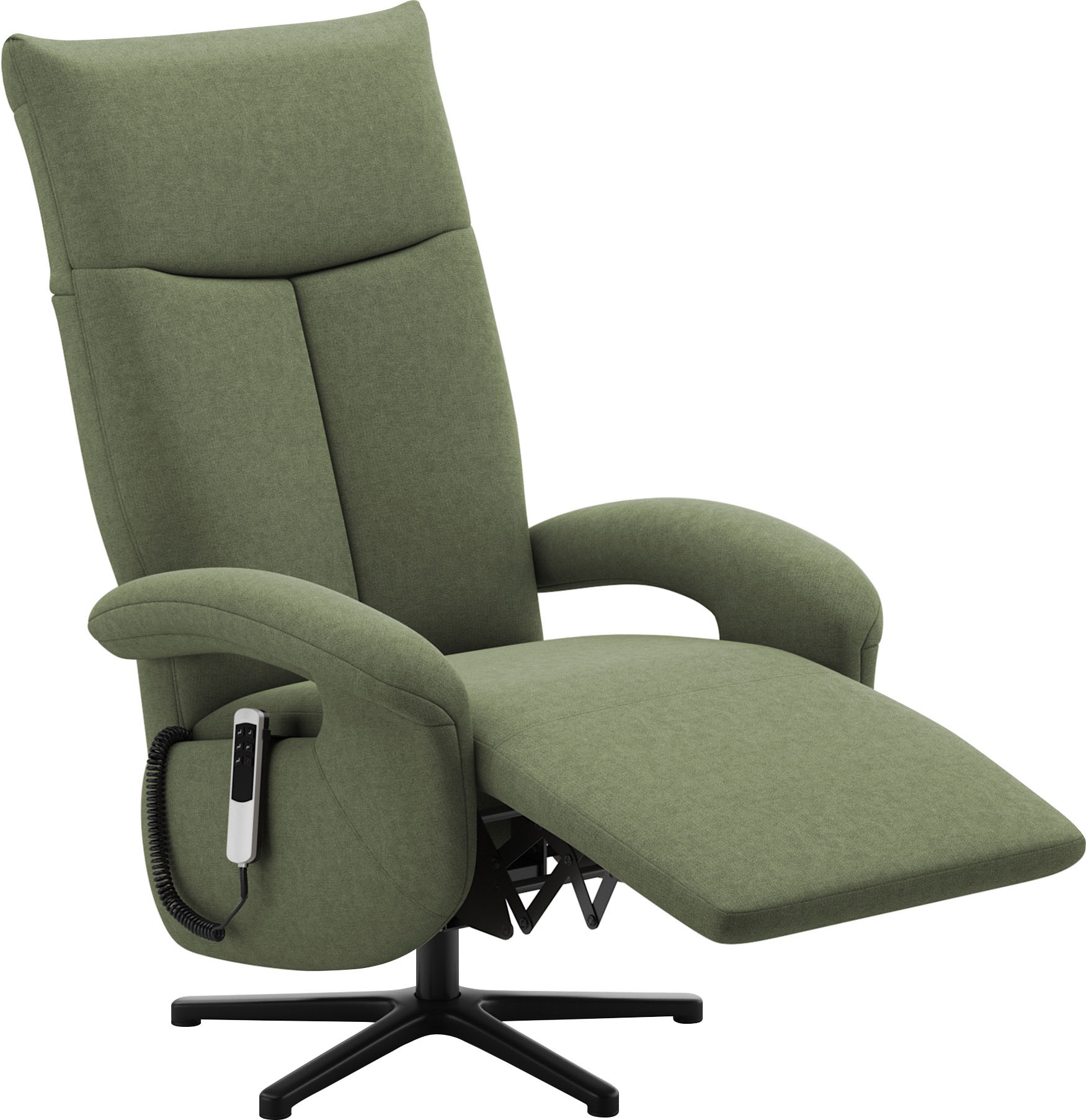 sit&more TV-Sessel »Emely, inkl. Kopfteilverstellung & 360° Drehfunktion«, wahlweise mit 2 Motoren, Akku & Aufstehhilfe