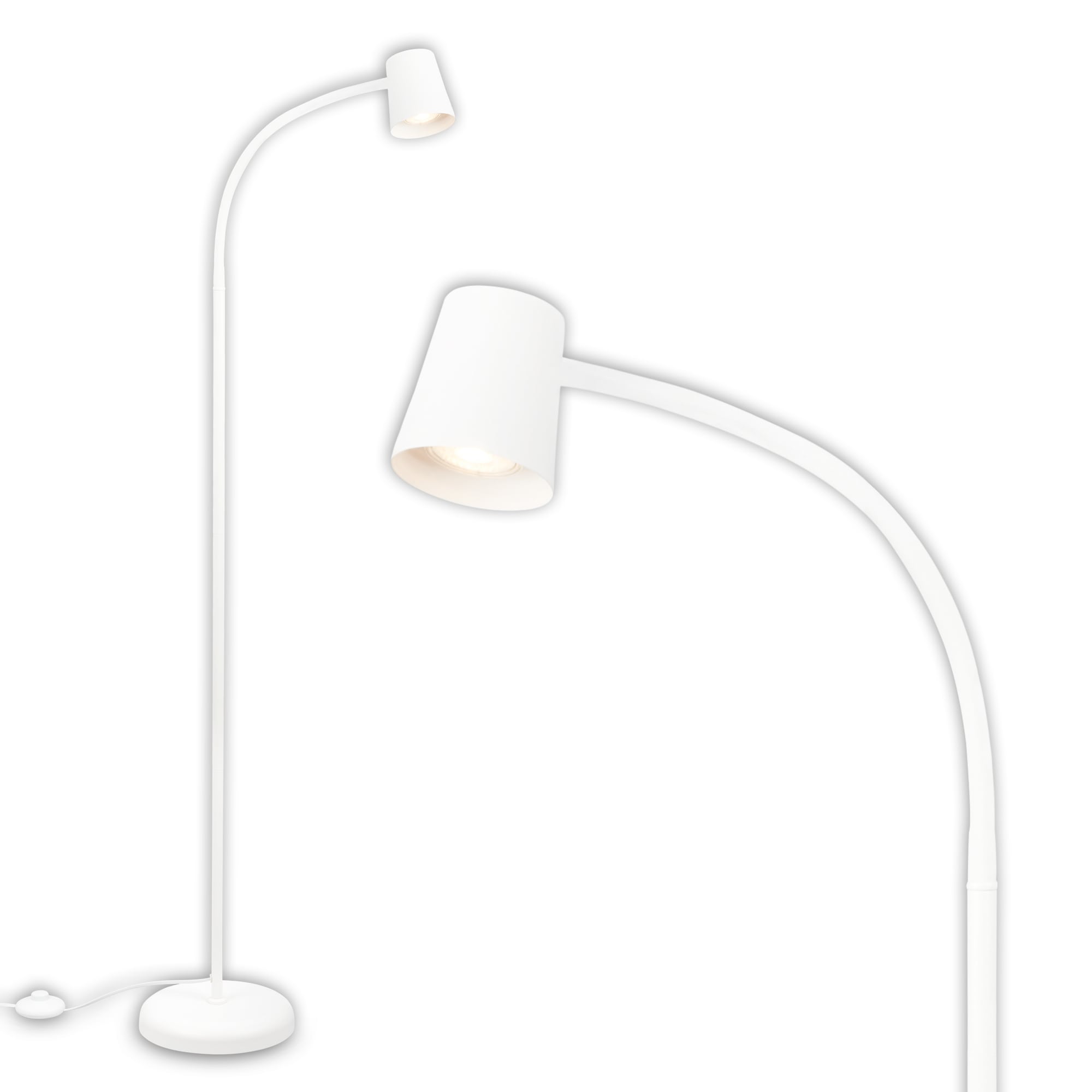 Briloner Leuchten LED Stehlampe »Stehleuchte, weiß, 1xGU10/max. 9W exkl.« GU10