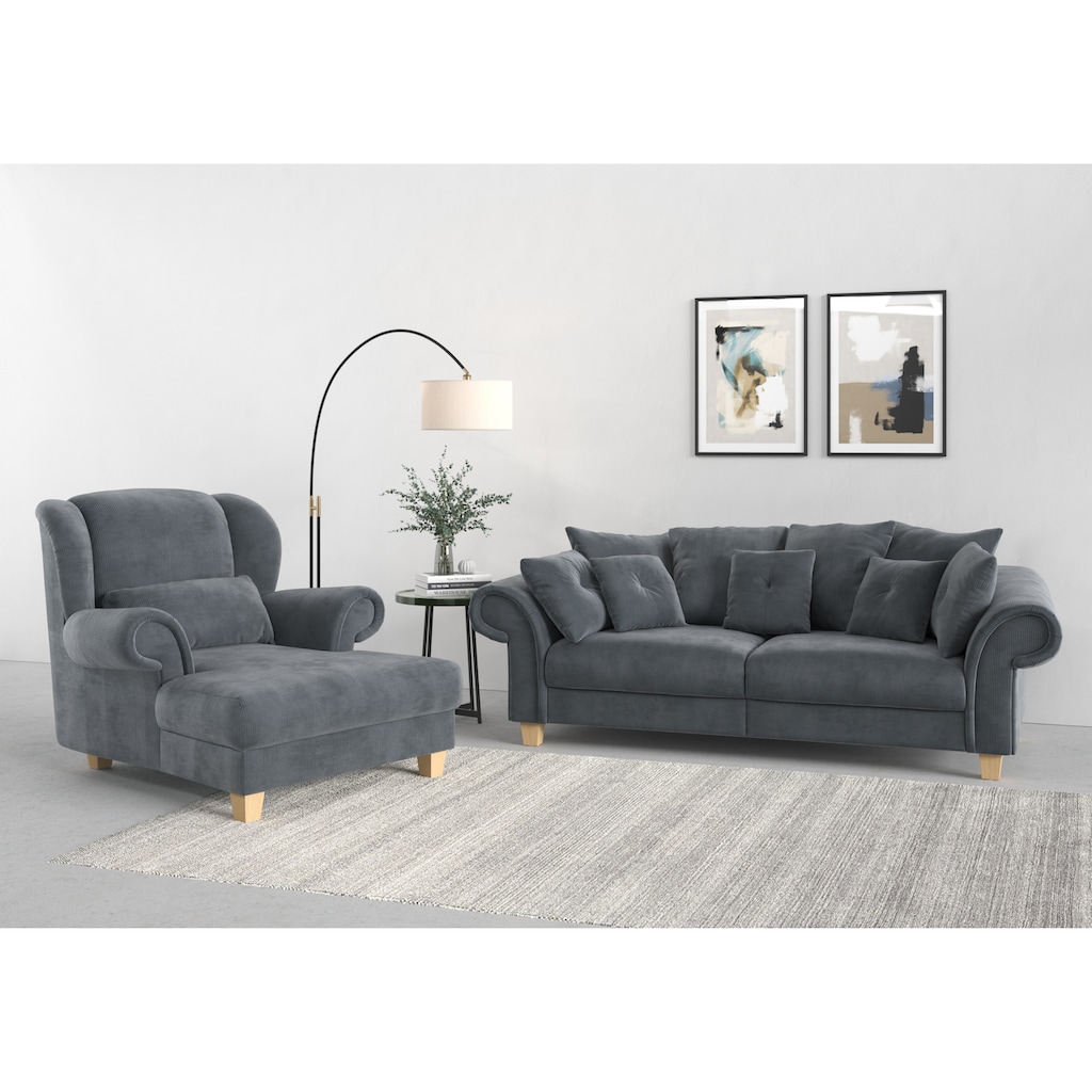 Home affaire Big-Sofa »Queenie Megasofa«, (2 St.)