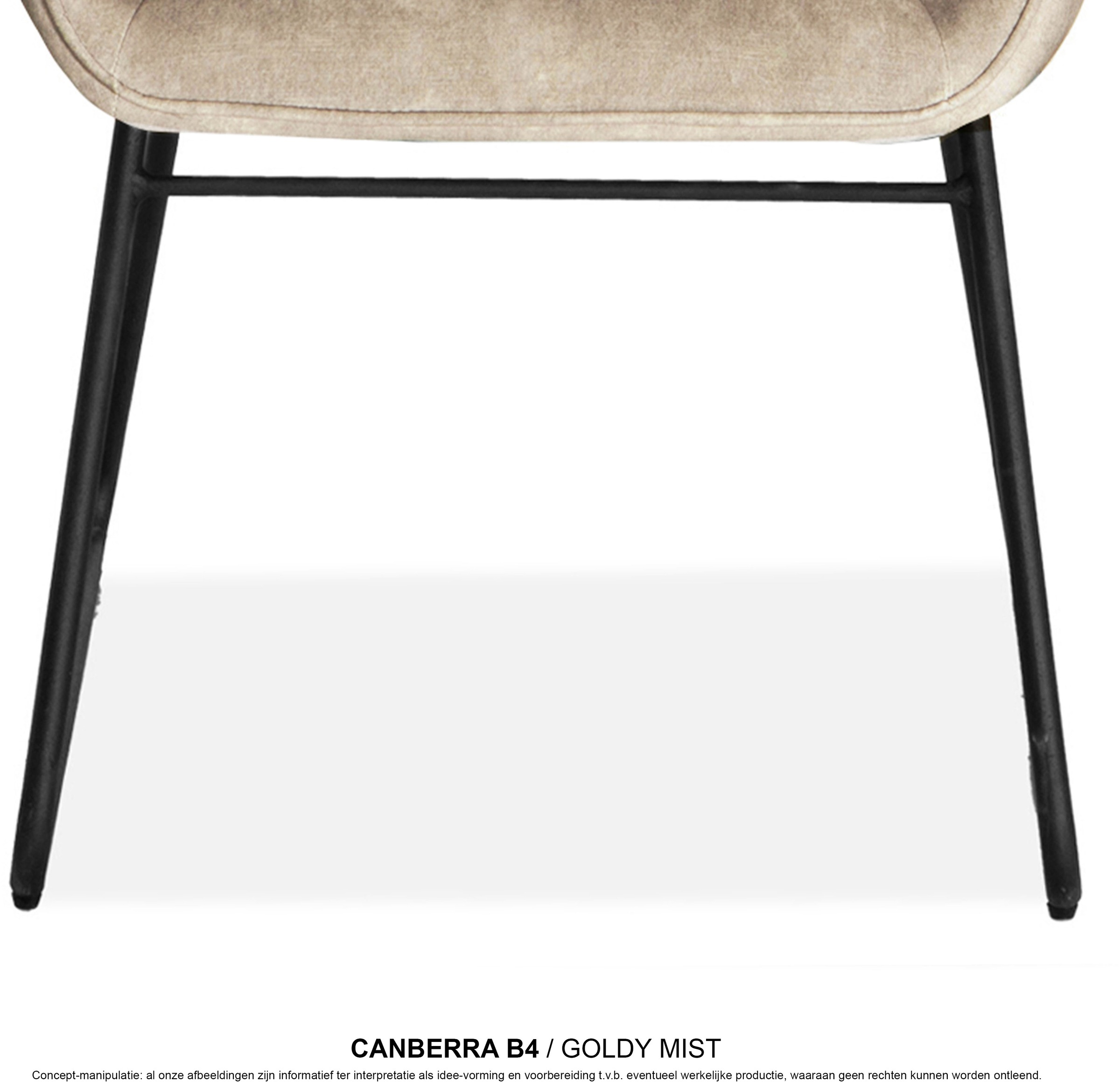 OMG Design Esszimmerstuhl »Canberra« (Set) 1 Stk.Esszimmerstuhl, pflegeleichter Samtvelour Bezug