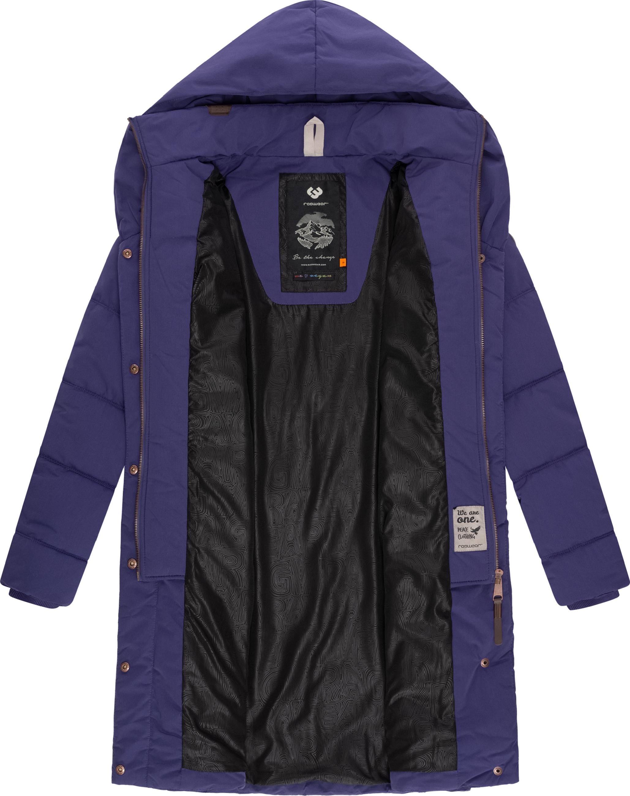 Ragwear Steppmantel »Steppmantel Natalka«, stylischer, gesteppter Winterparka mit gefütterter Kapuze