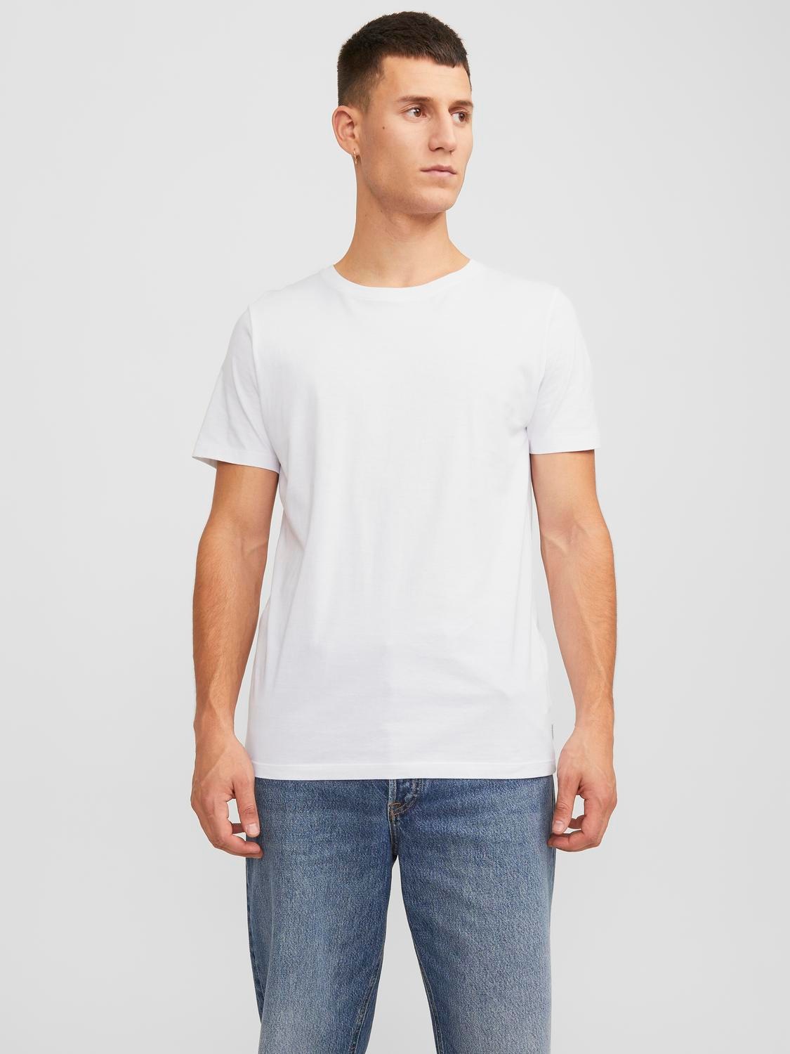 Jack & Jones T-Shirt »JJEORGANIC BASIC TEE SS O-NE 5PK MP NOOS«, (Packung, 5 tlg., 5er-Pack)