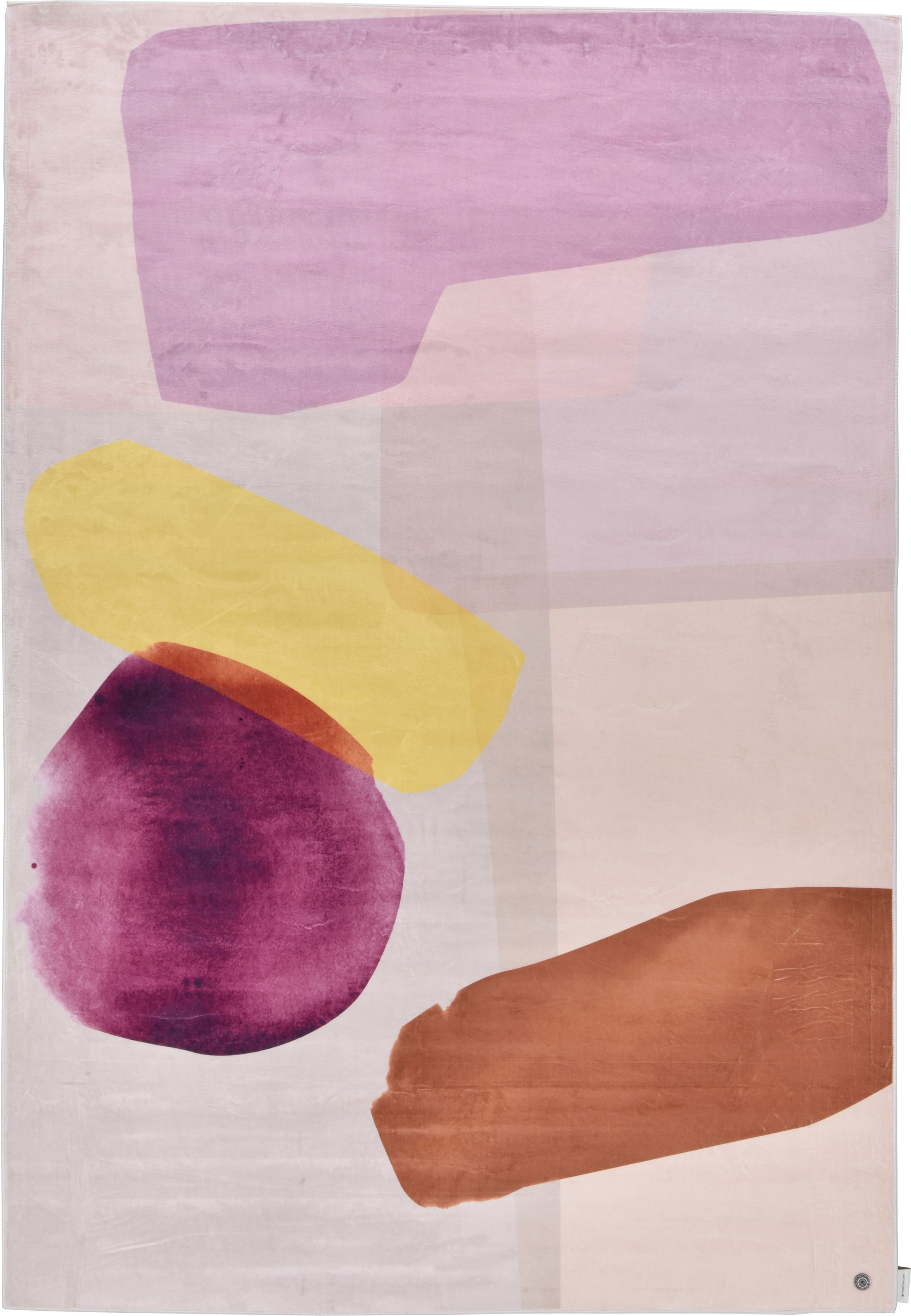 TOM TAILOR HOME Teppich »Shapes - THREE« rechteckig 5 mm Höhe Kurzflor, bedruckt, modernes Design