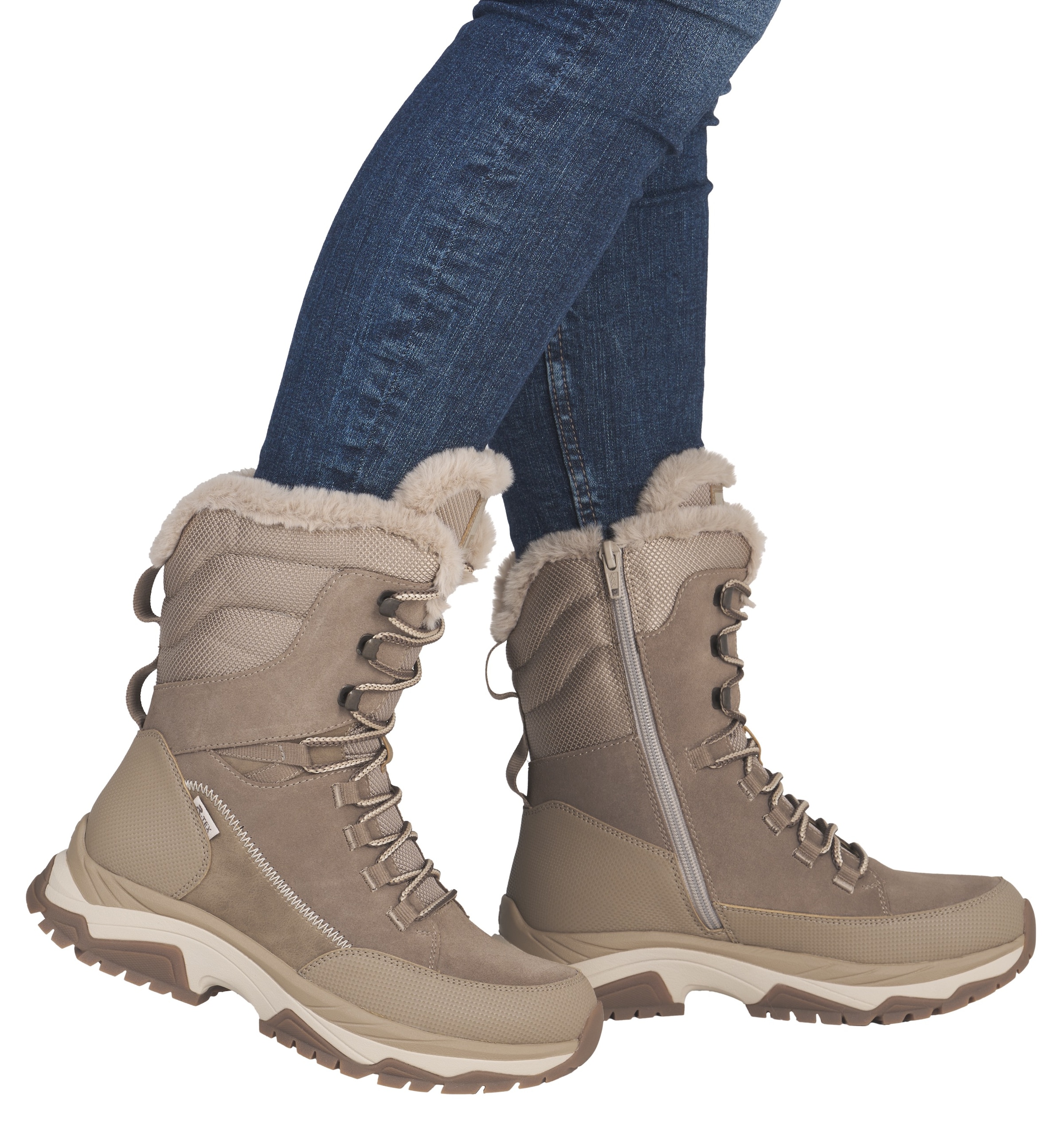 RIEKER Sport Winterboots  Schnürboots, Schnürstiefelette mit wasserabweisender R-TEX-Membran