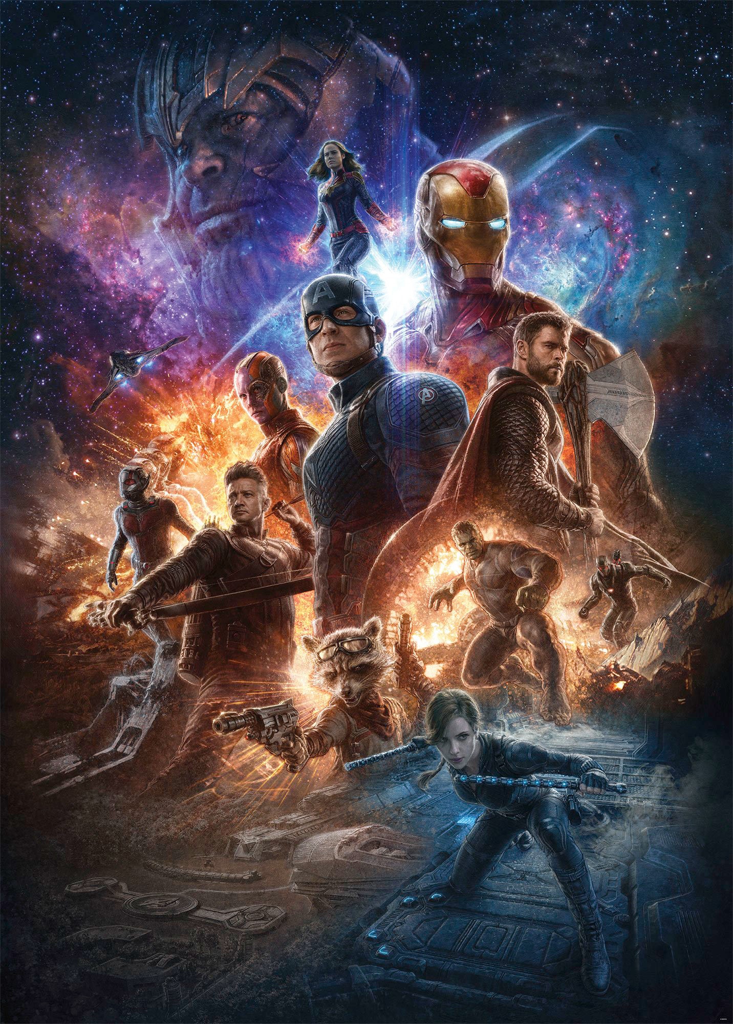 Komar Vliestapete »Avengers Battle of Worlds«, 200x280 cm (Breite x Höhe)  online kaufen bei OTTO