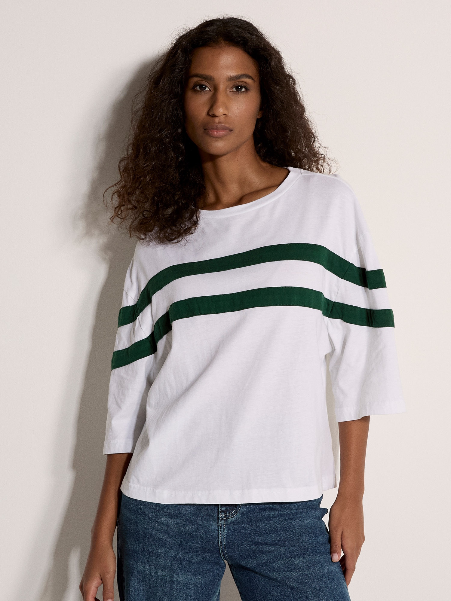 Apricot Shirttop »Top« mit Streifen