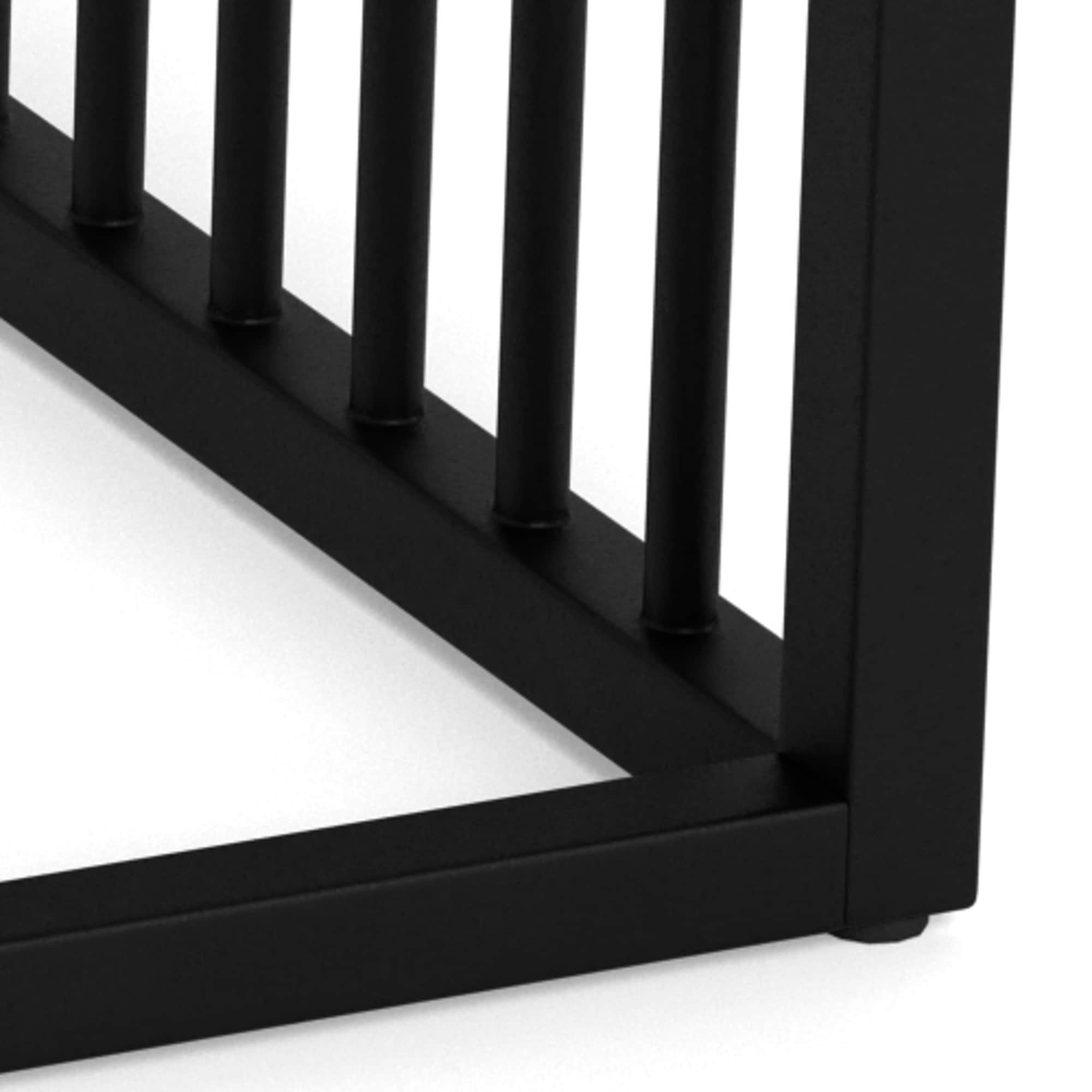 ACTONA GROUP Beistelltisch »Kaffeetisch, Beistelltisch« Ecktisch, Tischplatte Izmir schwarz, Maße 40x40x40cm