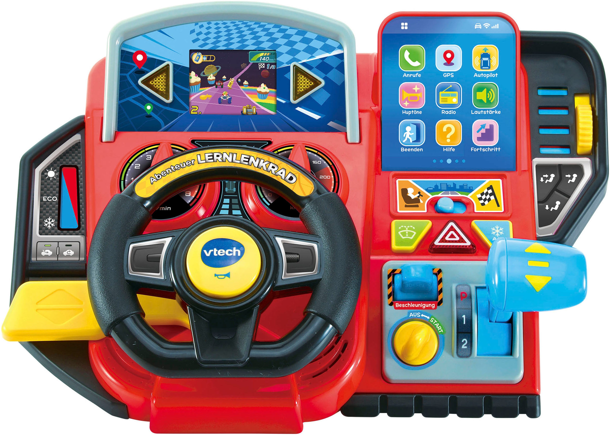 Vtech® Lernspielzeug »Abenteuer Lernlenkrad«, mit LCD-Farbbildschirm