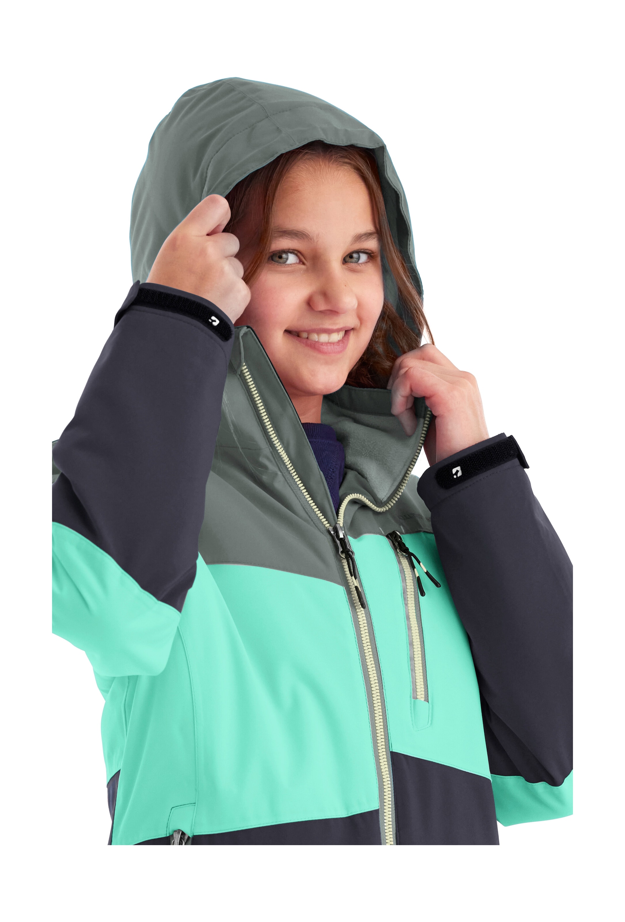 Killtec Outdoorjacke »KOW 170 GRLS JCKT«, Funktionsjacke mit Kapuze und Schneefang, wasserdicht