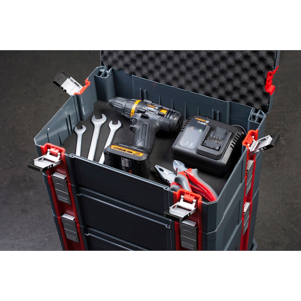 Connex Stapelbox »Größe L - 34 Liter Volumen - Individuell erweiterbares System«
