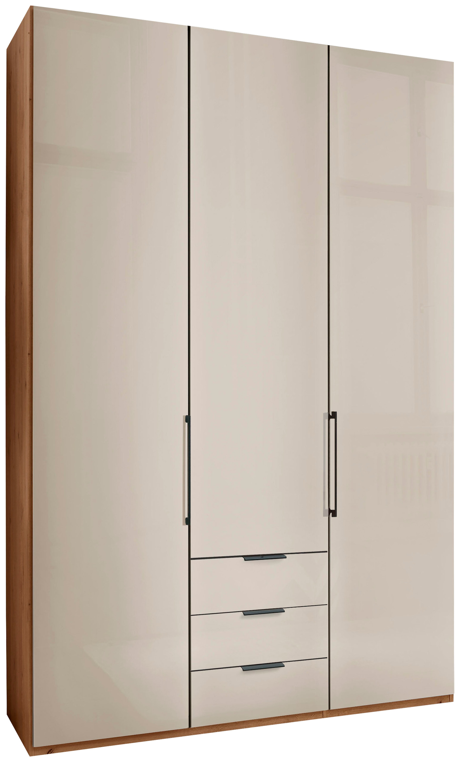 WIEMANN Drehtürenschrank »Monaco« mit Glasfront sowie hochwertigen Beschlägen inkl. Dämpfung