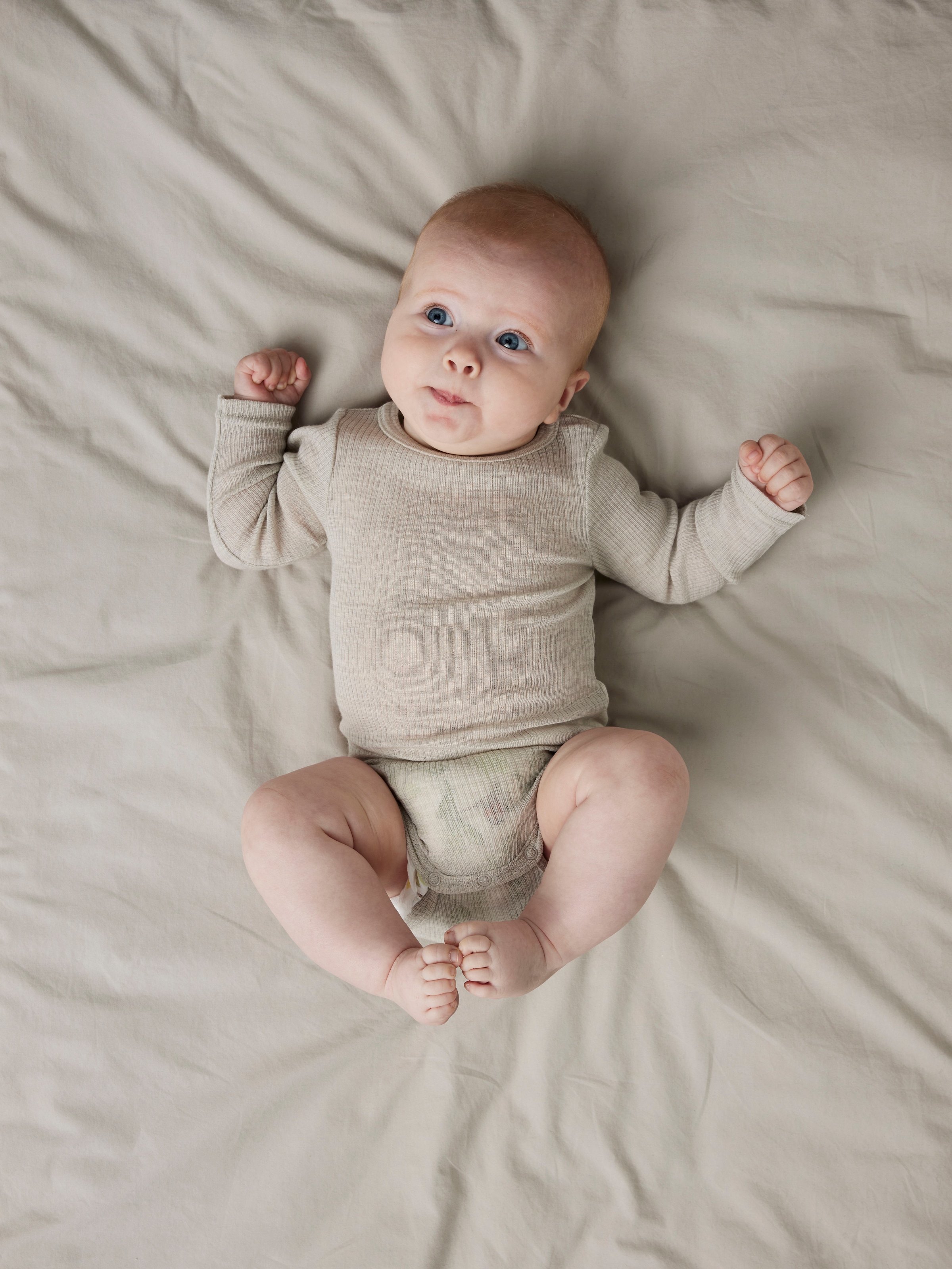 Name It Langarmbody »NBNWAX WOOL RIB LS BODY NOOS«, aus reiner Merinowolle