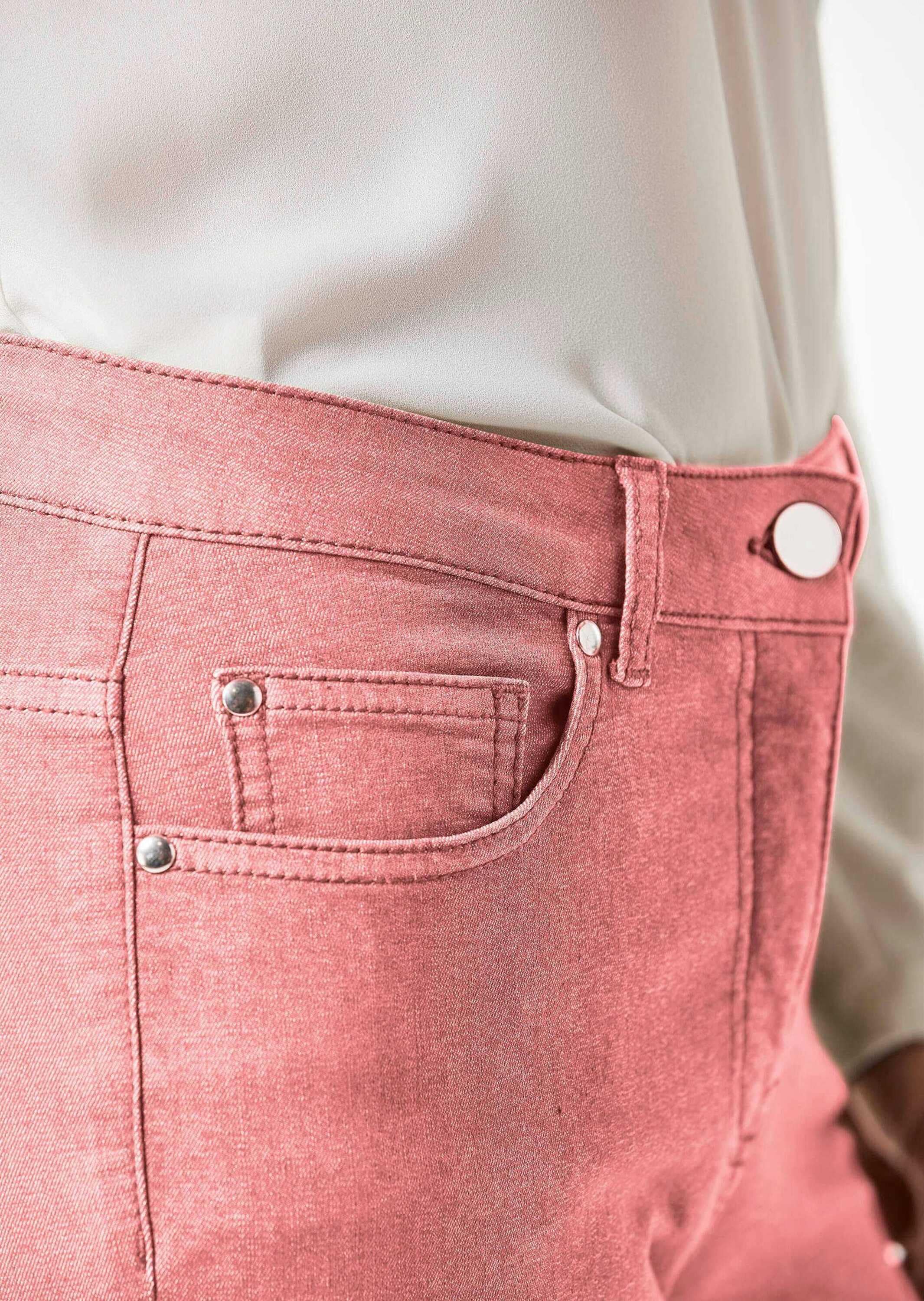 GOLDNER 7/8-Hose »Kurzgröße Schmale Stretchhose BELLA«