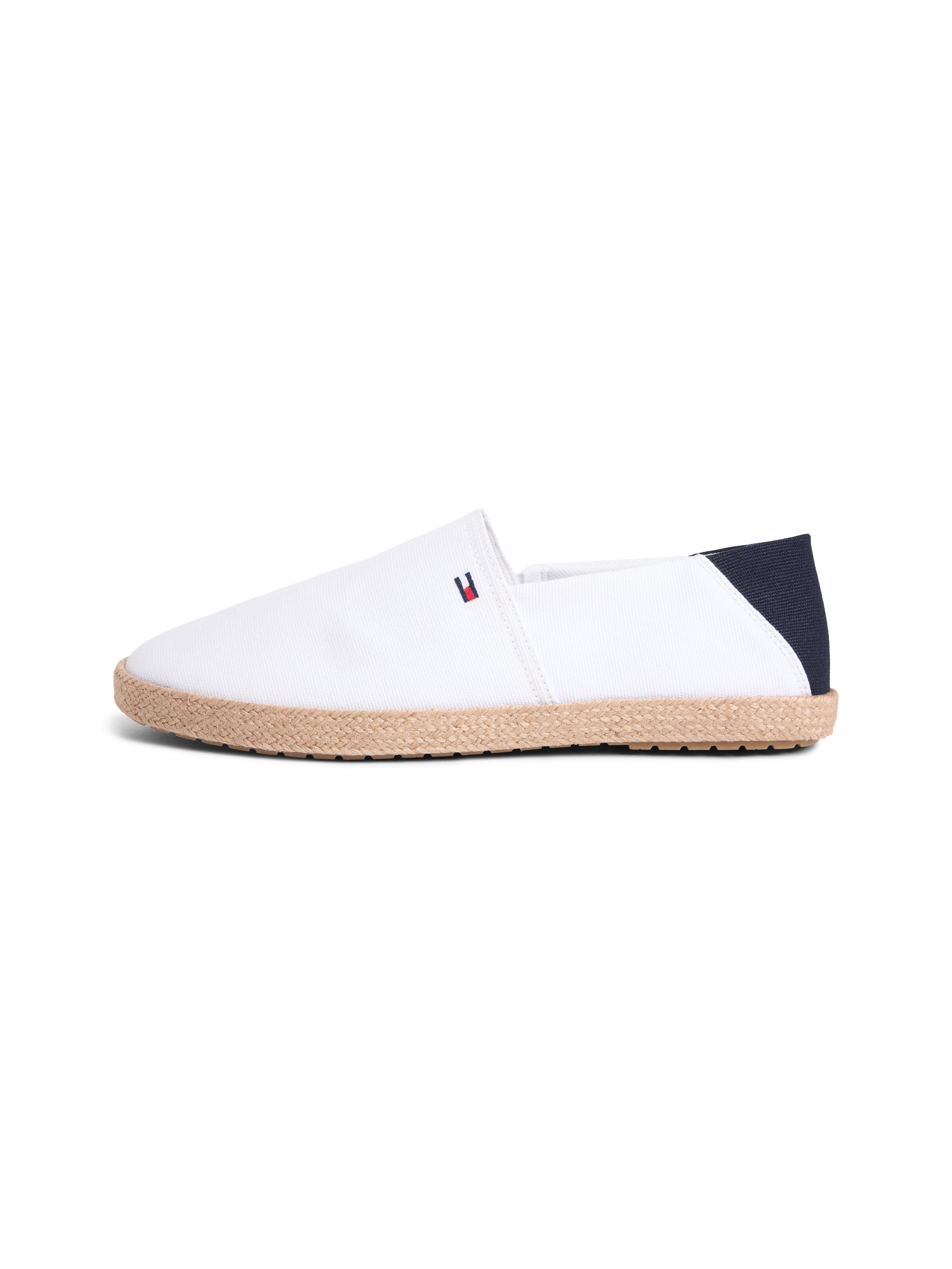 Tommy Hilfiger Espadrille »CORE HILFIGER ESPADRILLE TEXTILE«  Slipper, Schlupfschuh, Flats mit typischem Jutebezug