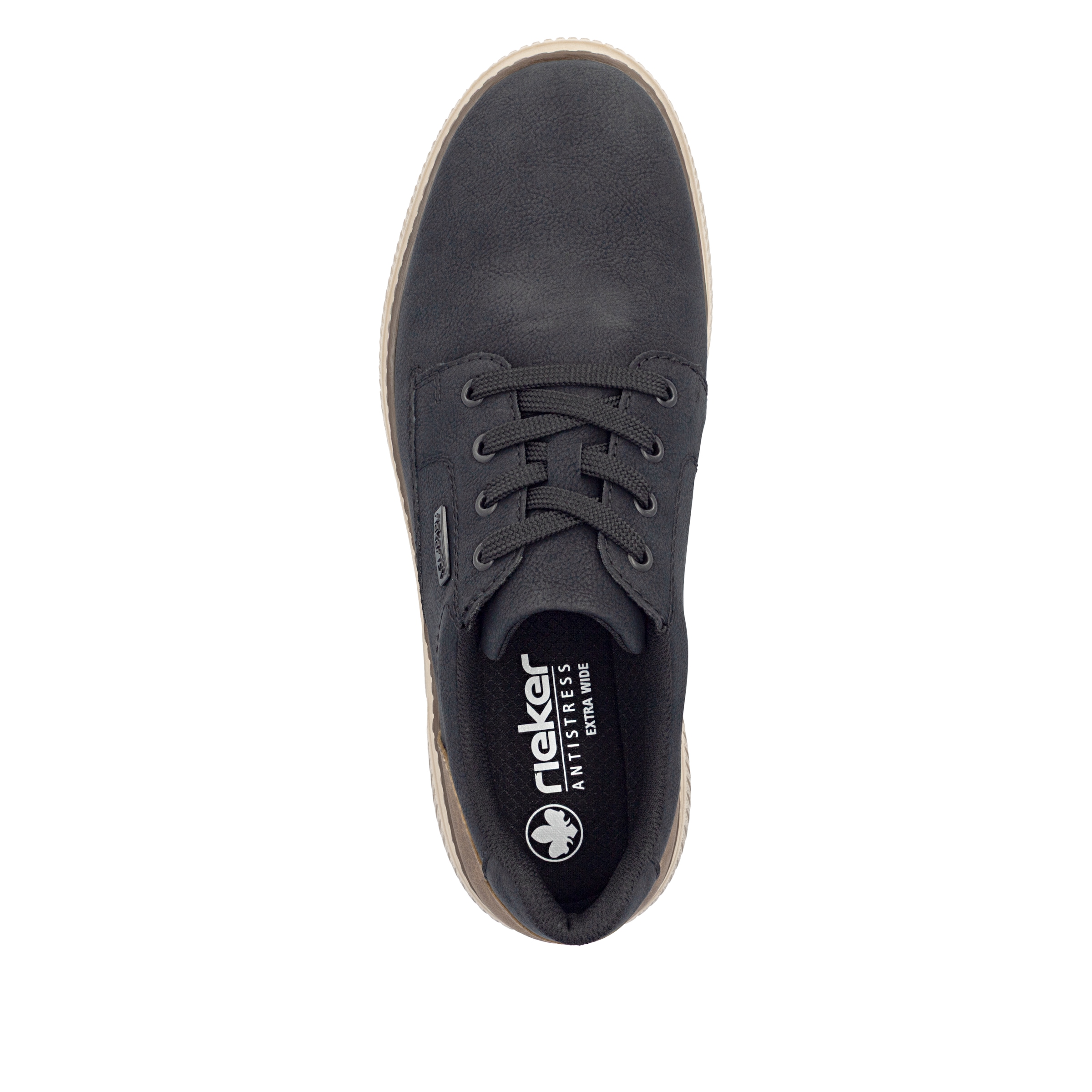 Rieker Sneaker  Halbschuh, Schnürschuh, Casual Sneaker mit weichem Schaftrand, TEX