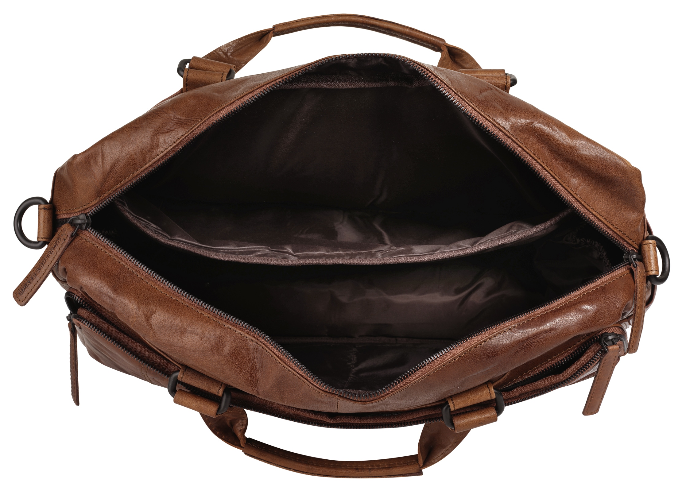 Spikes & Sparrow Reisetasche, echt Leder