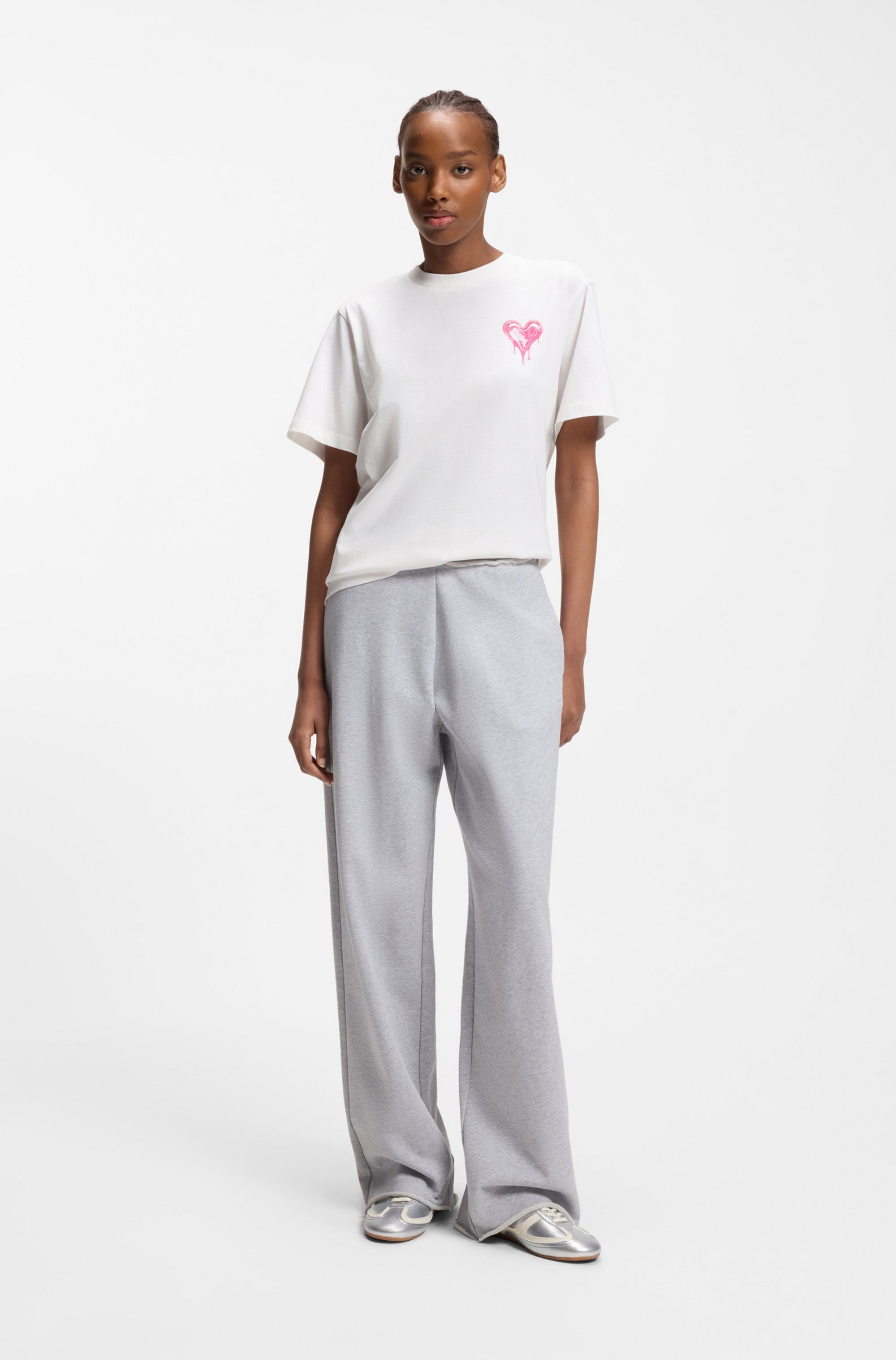 HUGO Blue T-Shirt »Vintage Tee« im Relaxed Fit