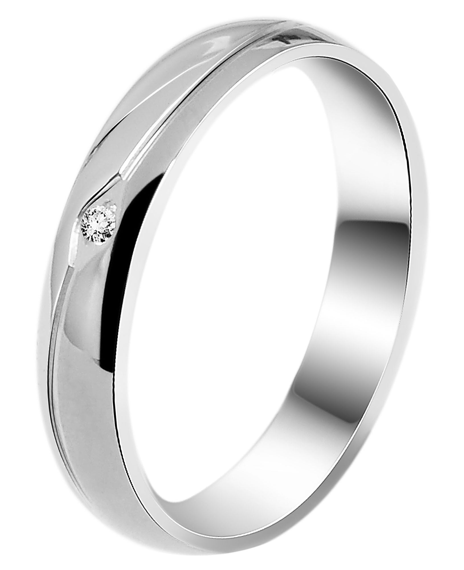 Adelia´s Fingerring »Damen Ring aus Edelstahl mit Strass Steinchen«