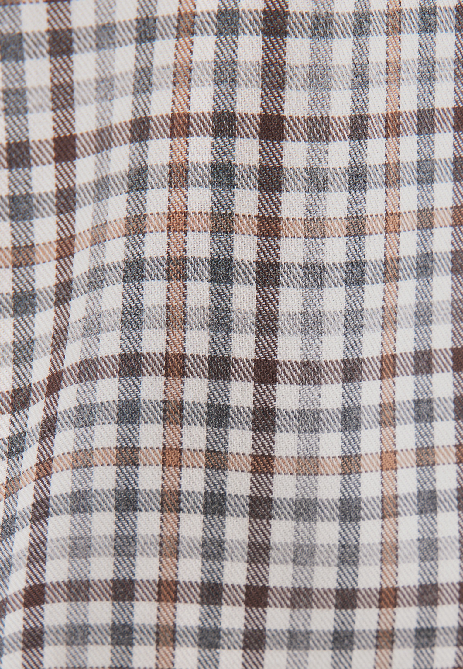 seidensticker Flanellhemd »Schwarze Rose« Slim 1/1 Button-Down-Kragen Karo