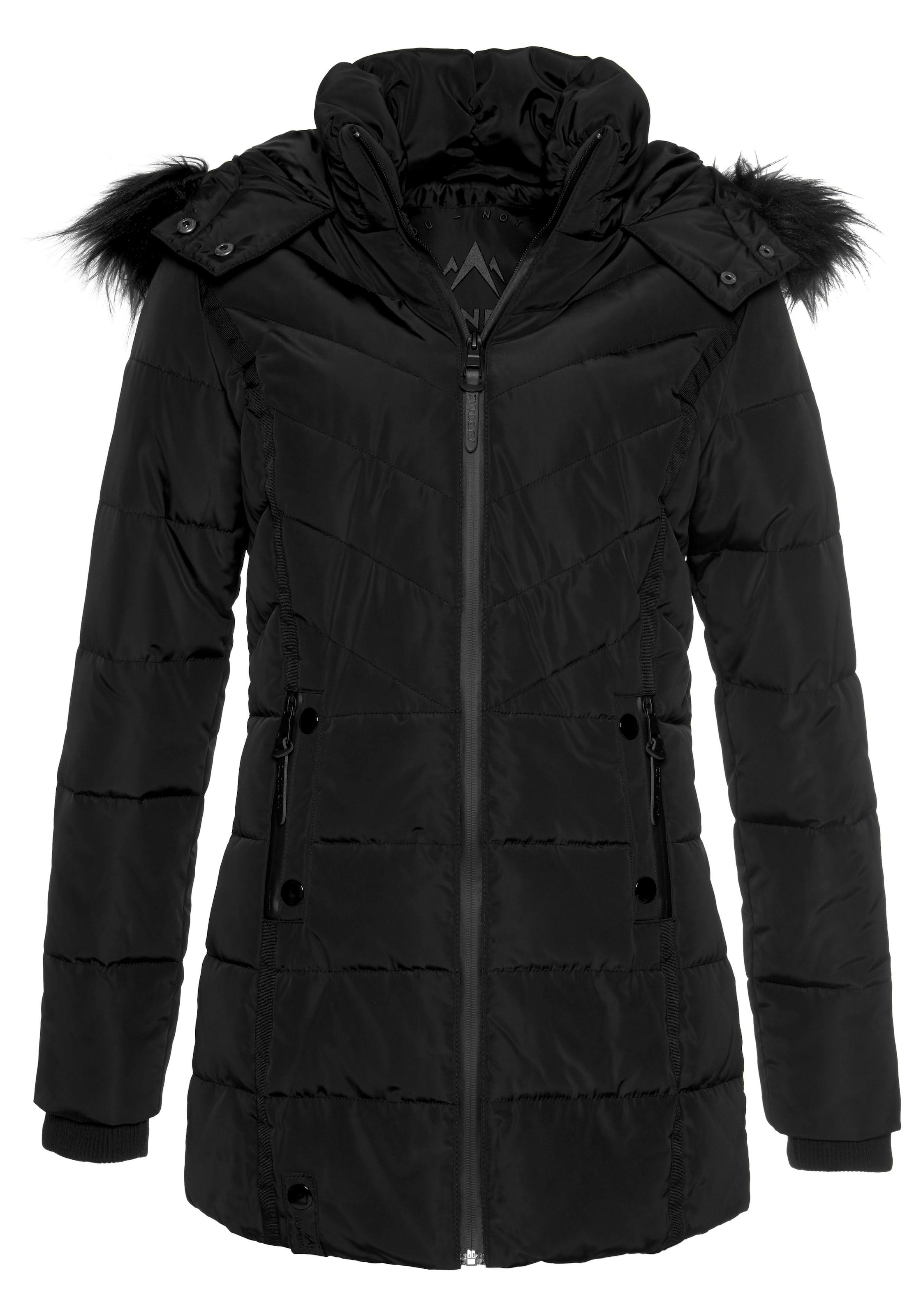 ALPENBLITZ Winterjacke »Pistenglück«, mit Kapuze, leichtes Webmaterial, sportlicher Stil, figurumspielender Schnitt