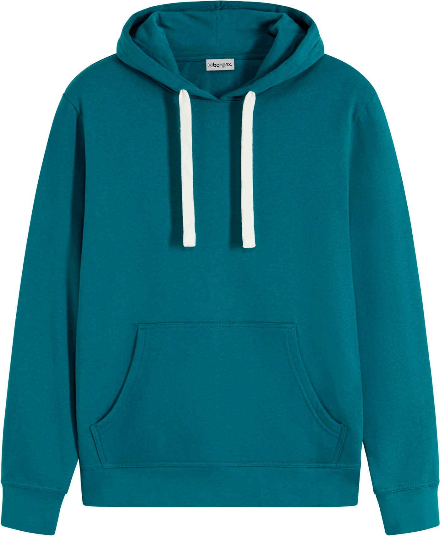 bonprix Hoodie »Hoodie aus reiner Baumwolle«, Regular Fit, mit Kängurutasche, weich angeraute Innenseite

