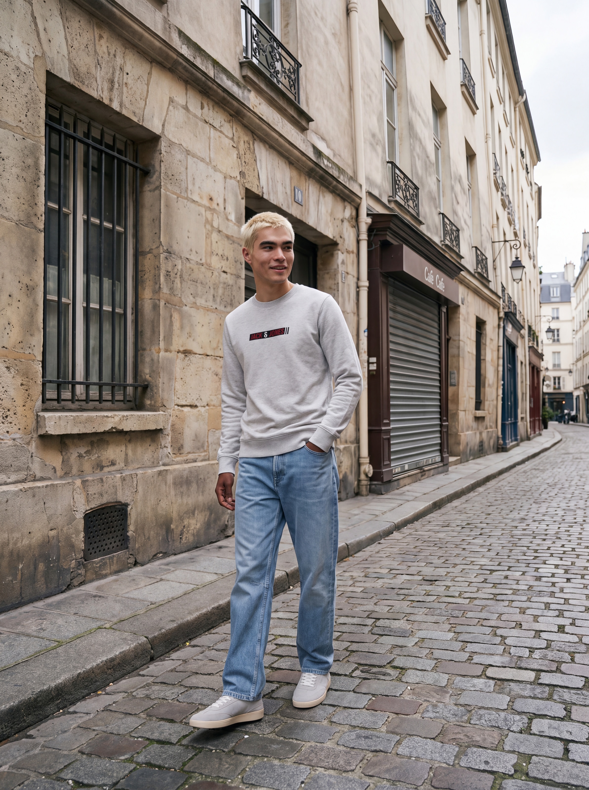 Jack & Jones Sweatshirt »JJMUNK SWEAT CREW NECK 3PK MP«, 3 Materialmix, normal geschnitten
